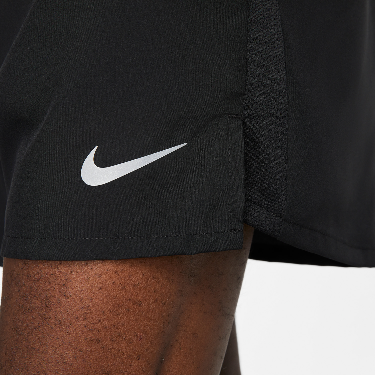 Nike Challenger 5in Pantaloncini Black/Reflective Silver