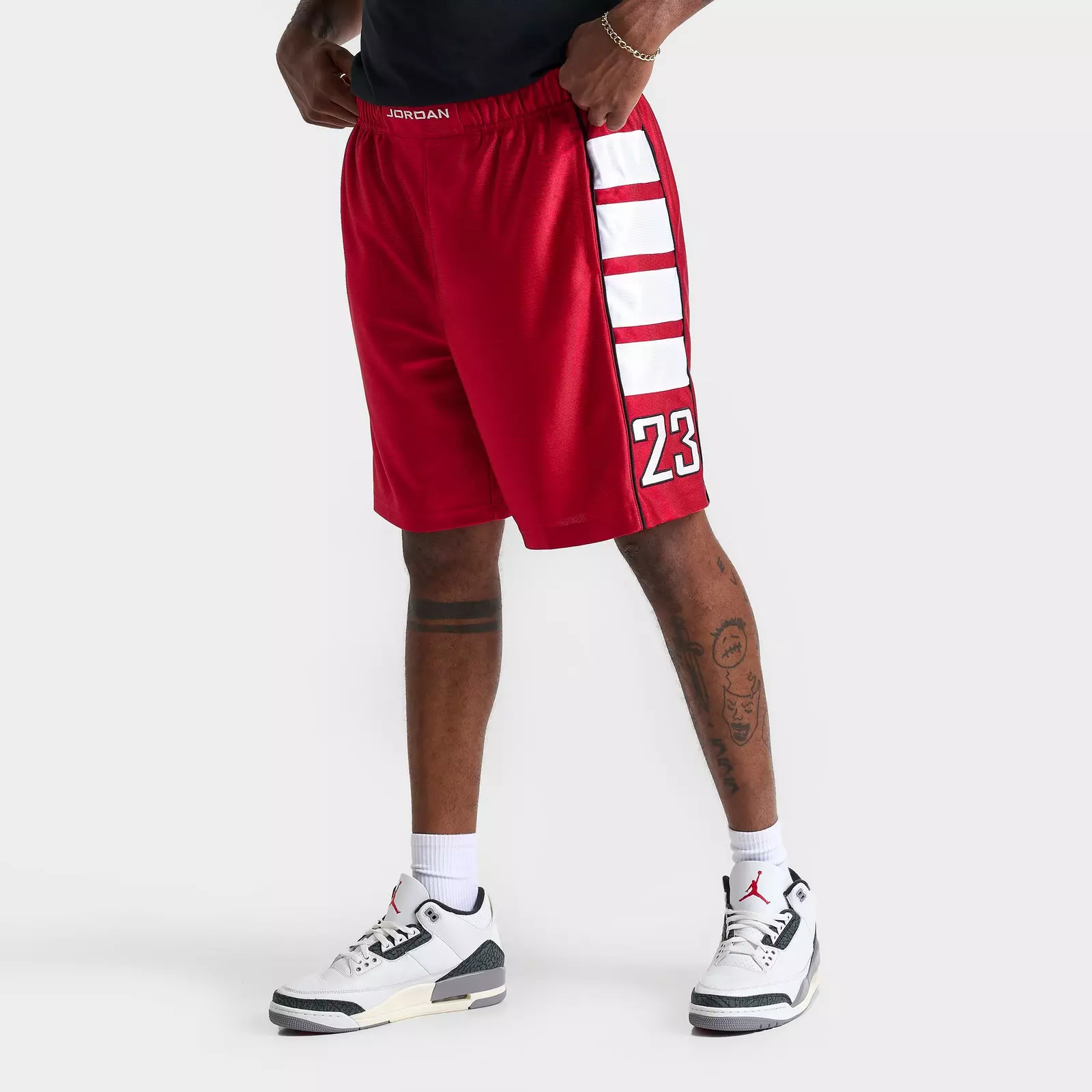 Men's Jordan Brooklyn Cat Scratch Basketball Shorts
