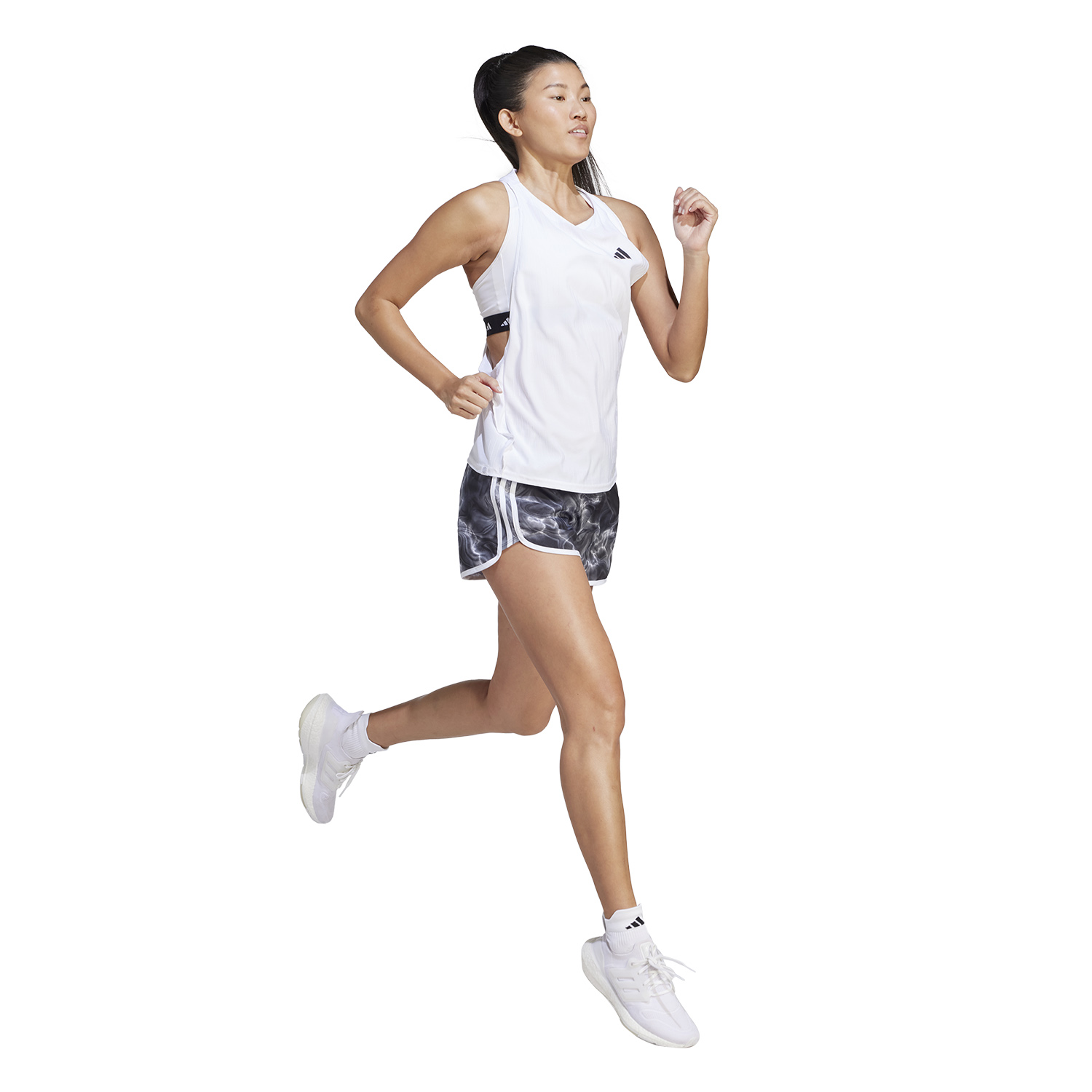 adidas M20 Cool 4in Pantaloncini White/Black/Grey Six