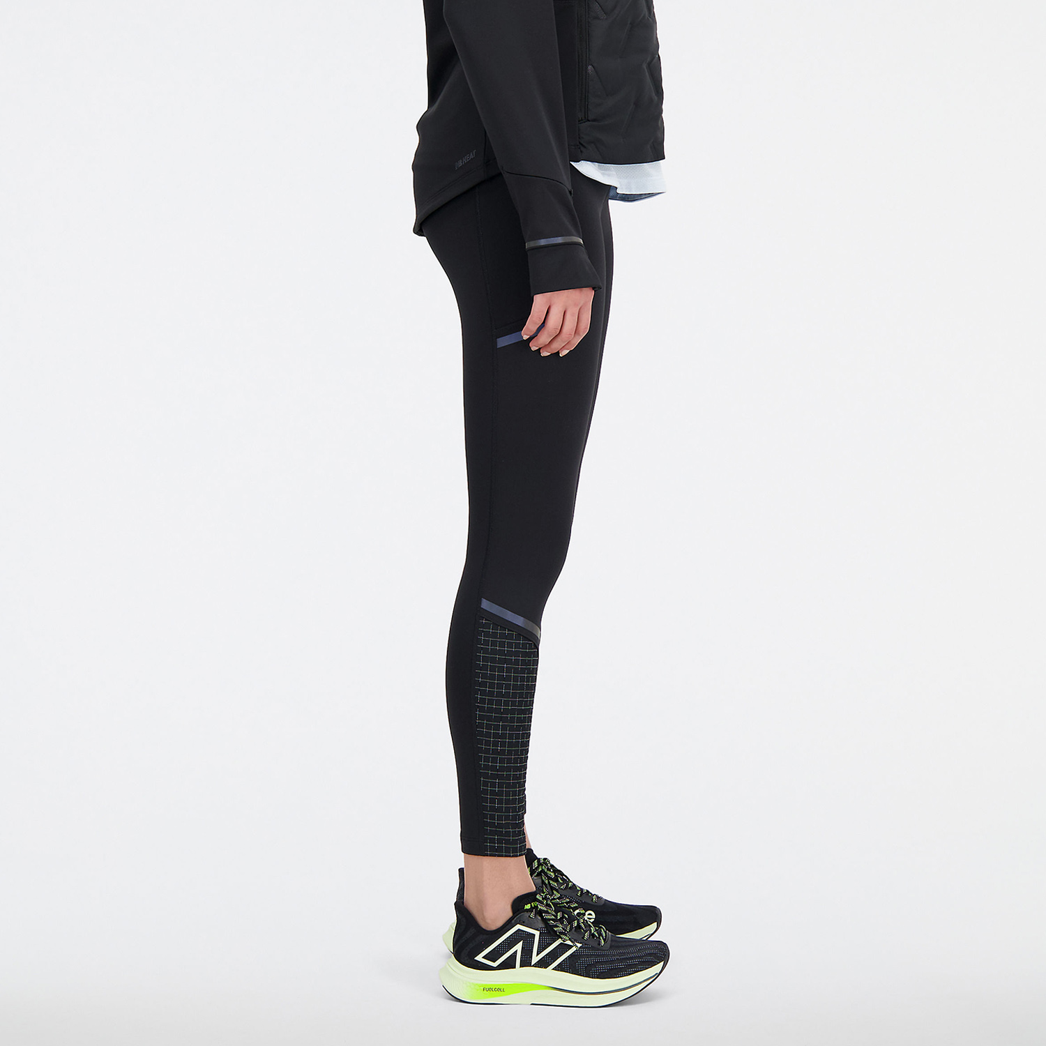 New Balance Impact Run Luminous Heat Tights Black