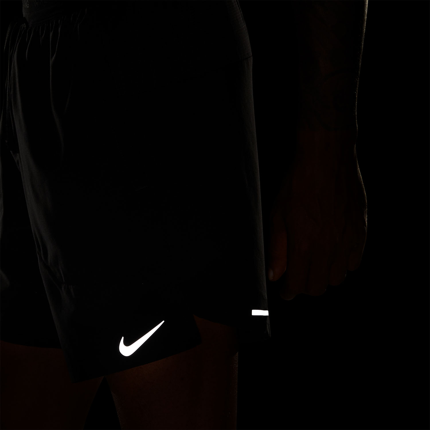 Nike Dri-FIT Stride 7in Pantaloncini Black/Reflective Silver