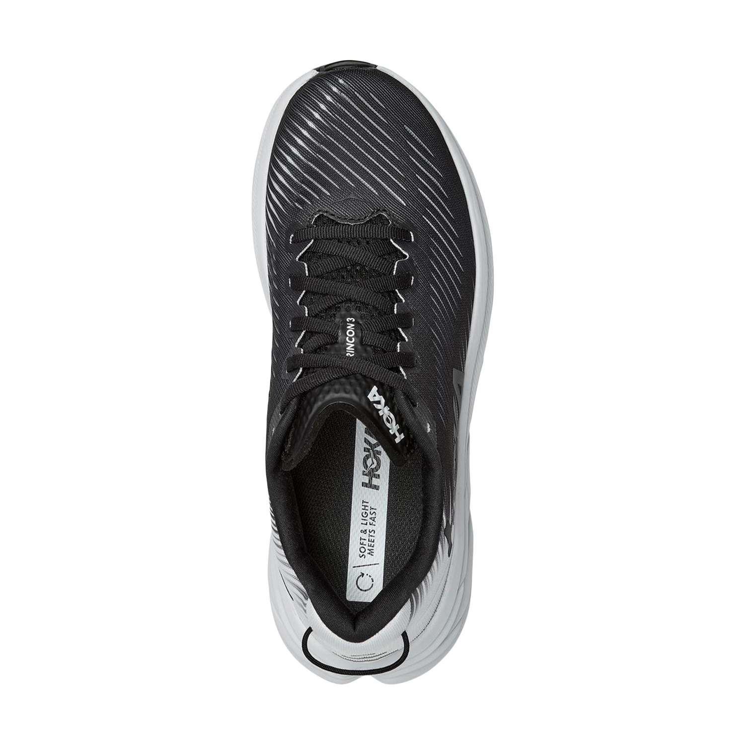 Hoka Rincon 3 Wide Black/White
