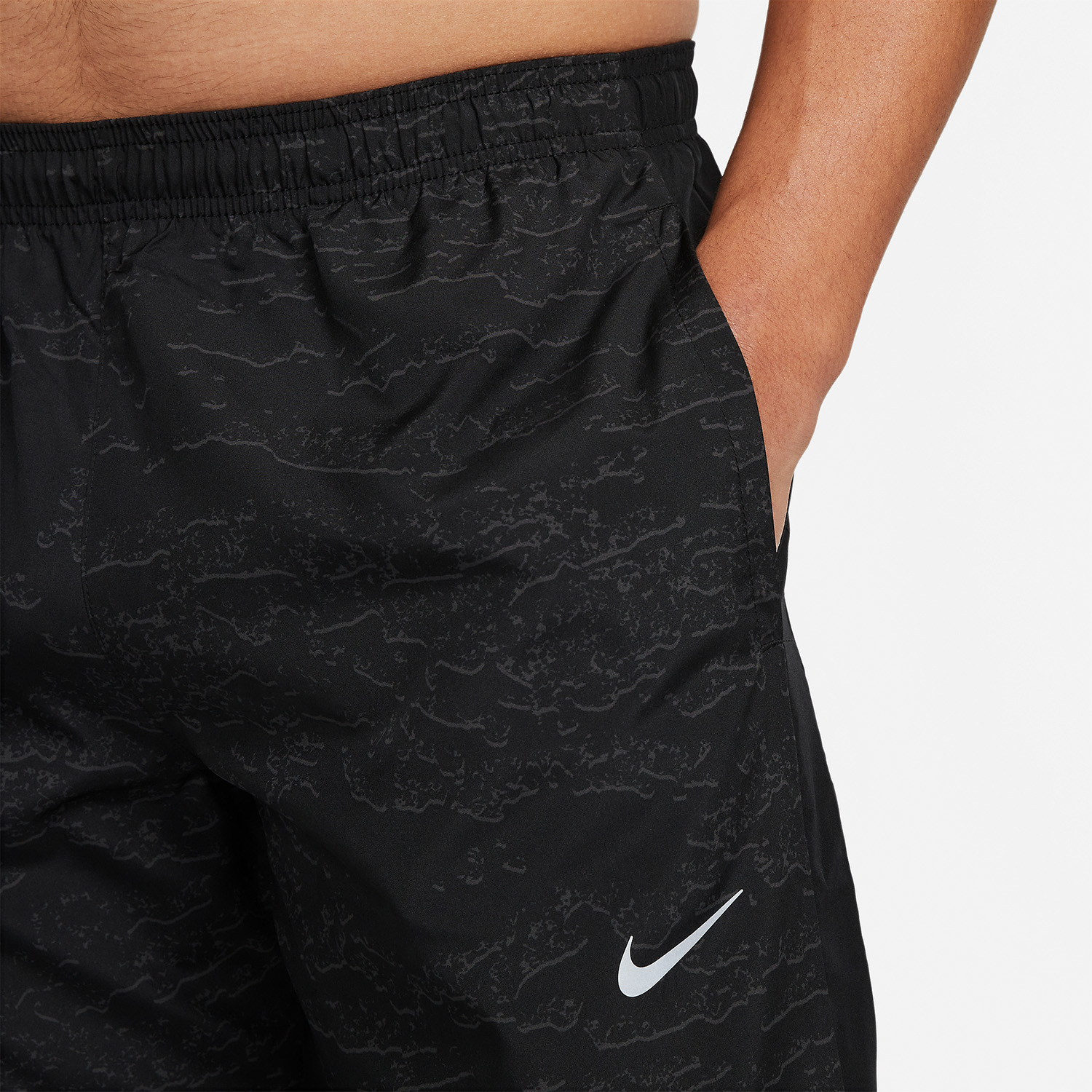 Nike Dri-FIT Swoosh Pantaloni Black/Reflective Silver
