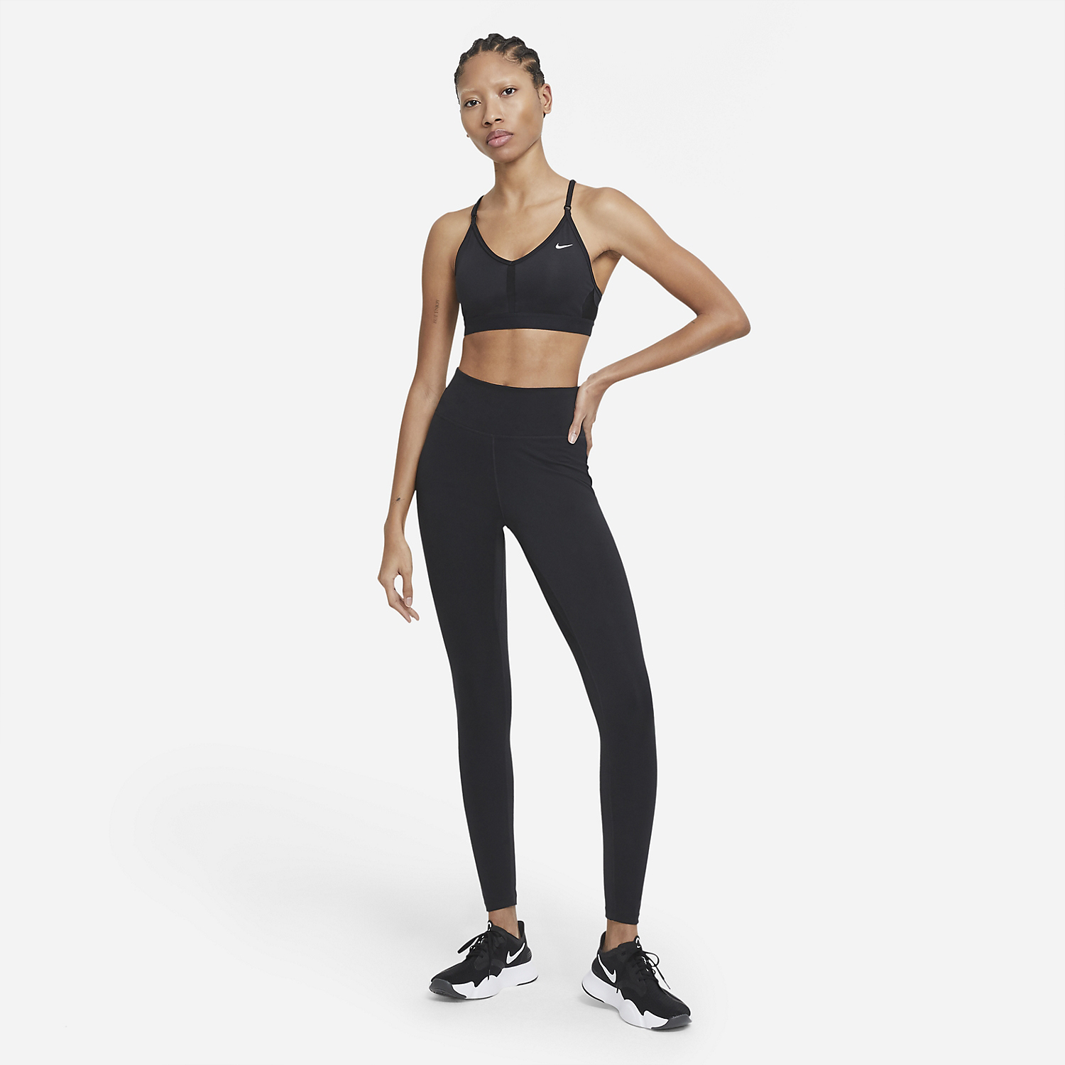 Nike Indy Reggiseno Sportivo Black/White