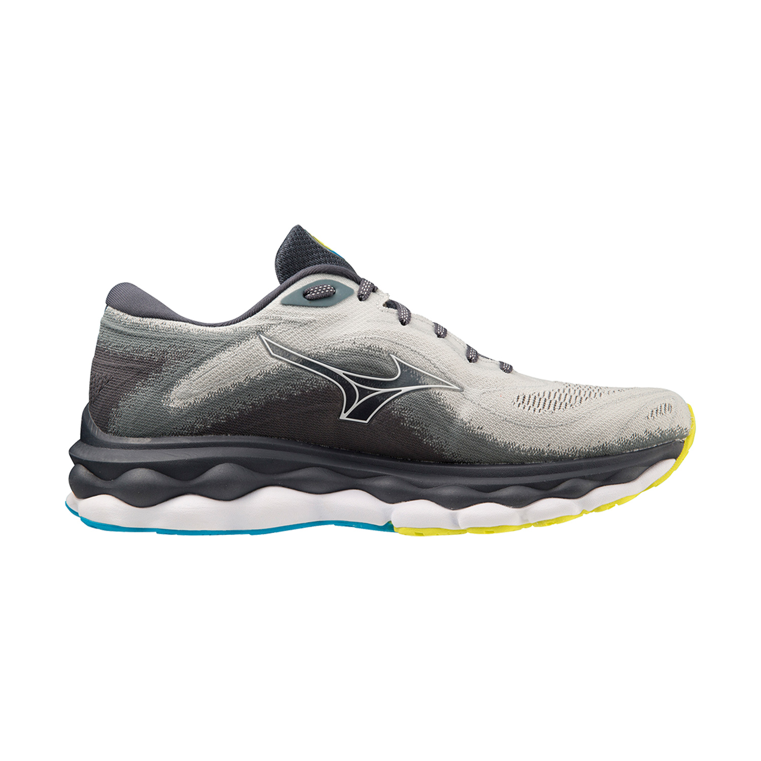 Mizuno Wave Sky 7 Pearl Blue/White/Bolt 2 Neon