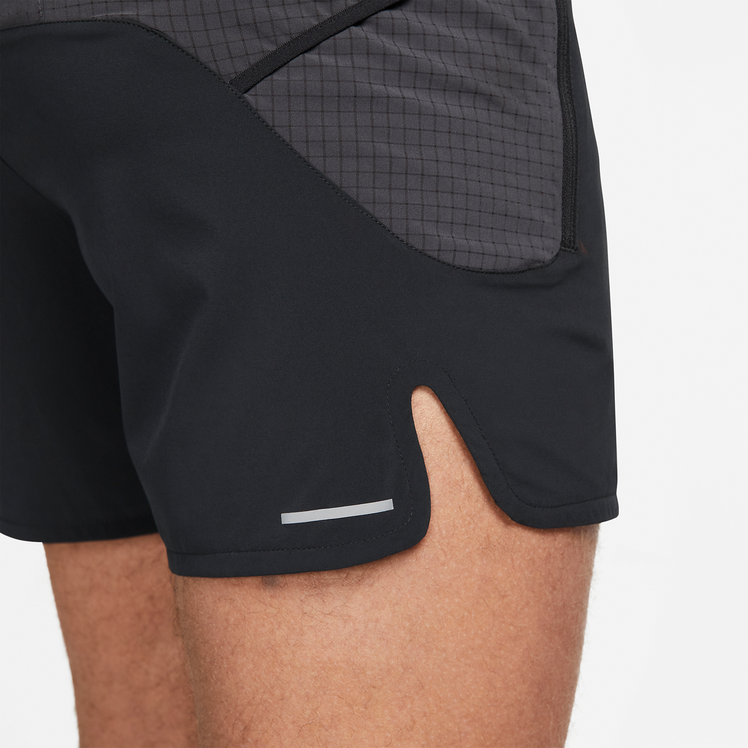 Nike Dri-FIT Second Sunrise 5in Pantaloncini Black/Dark Smoke Grey/White