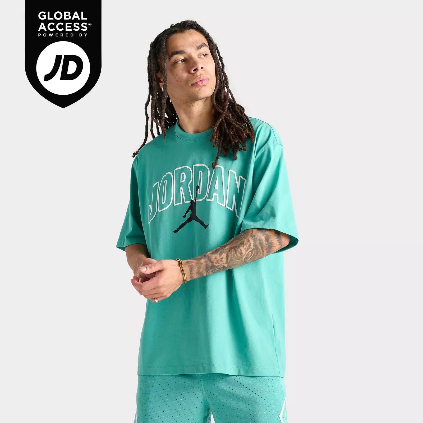 Men's Jordan Brooklyn Arch Logo T-Shirt