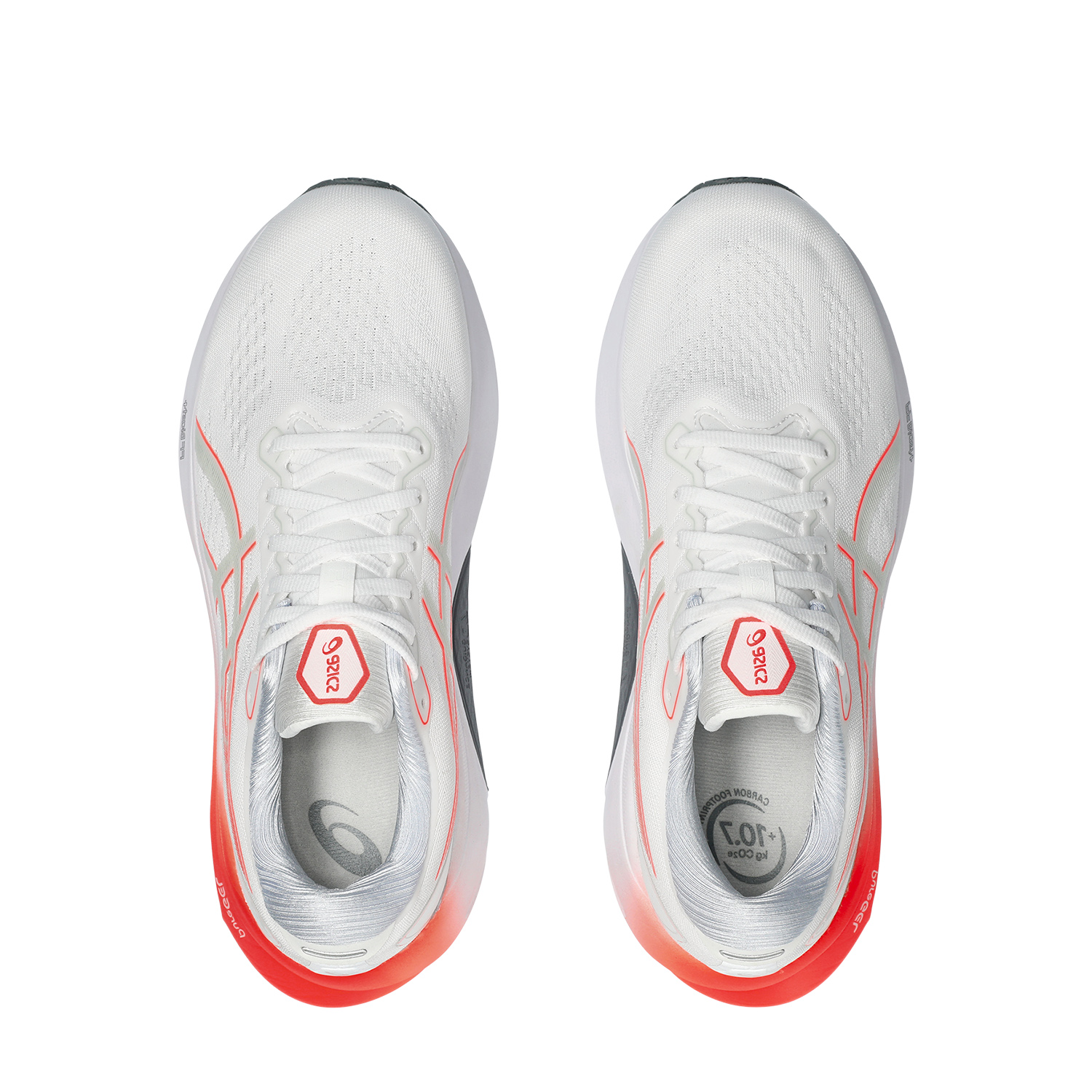 Asics Gel Kayano 30 White/Sunrise Red