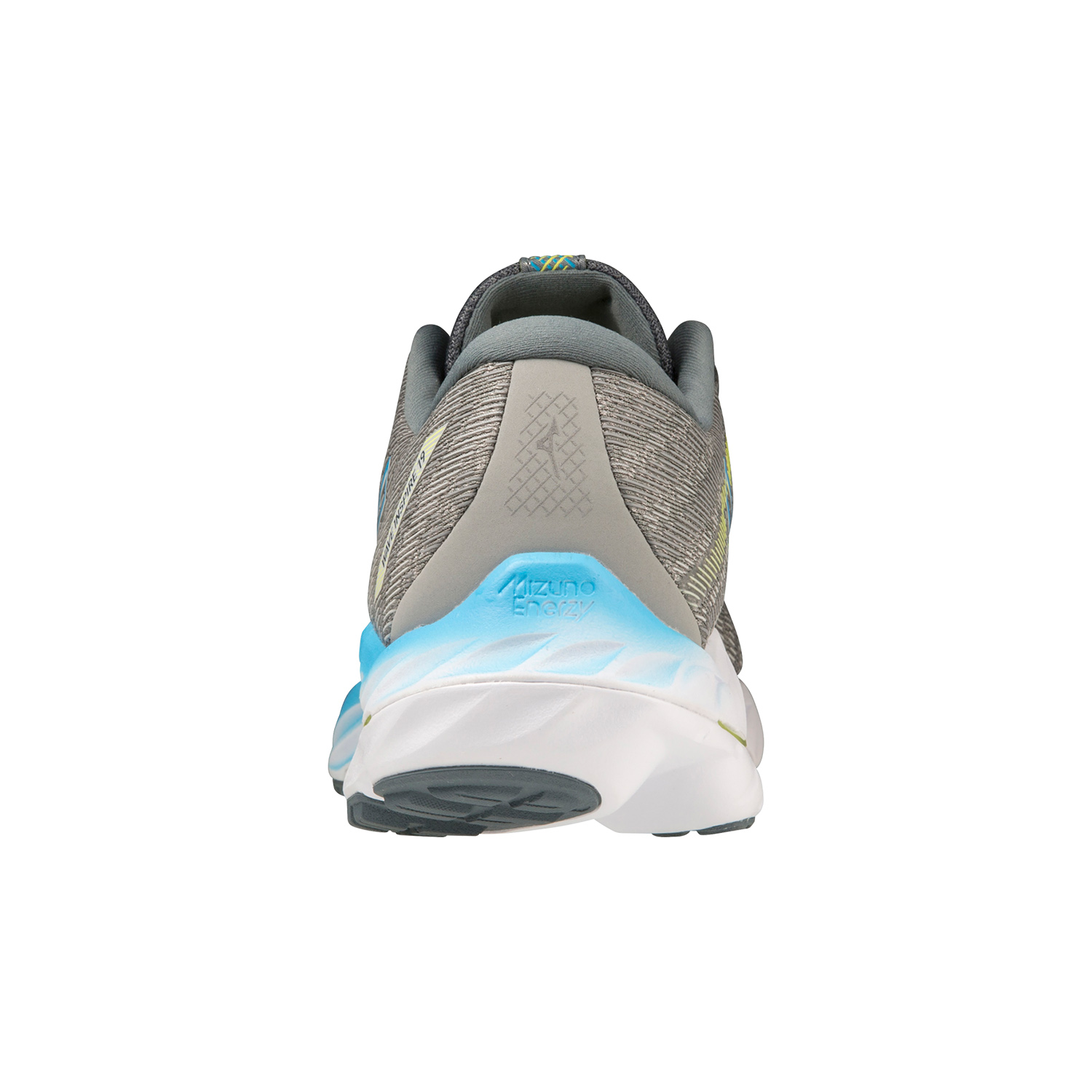 Mizuno Wave Inspire 19 Ghost Gray/Jet Blue/Bolt 2 Neon