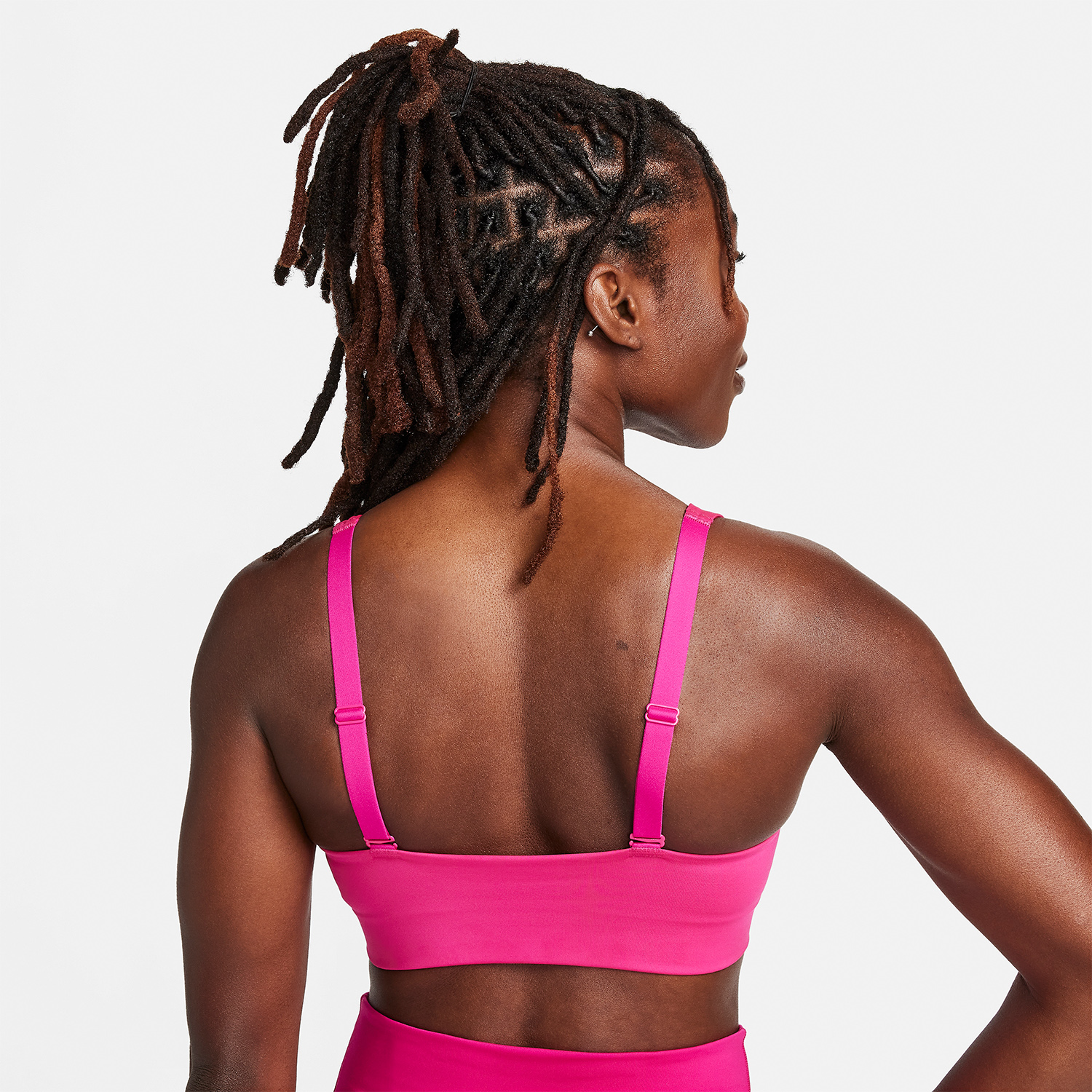 Nike Dri-FIT Indy Reggiseno Sportivo Fireberry/Rush Fuchsia