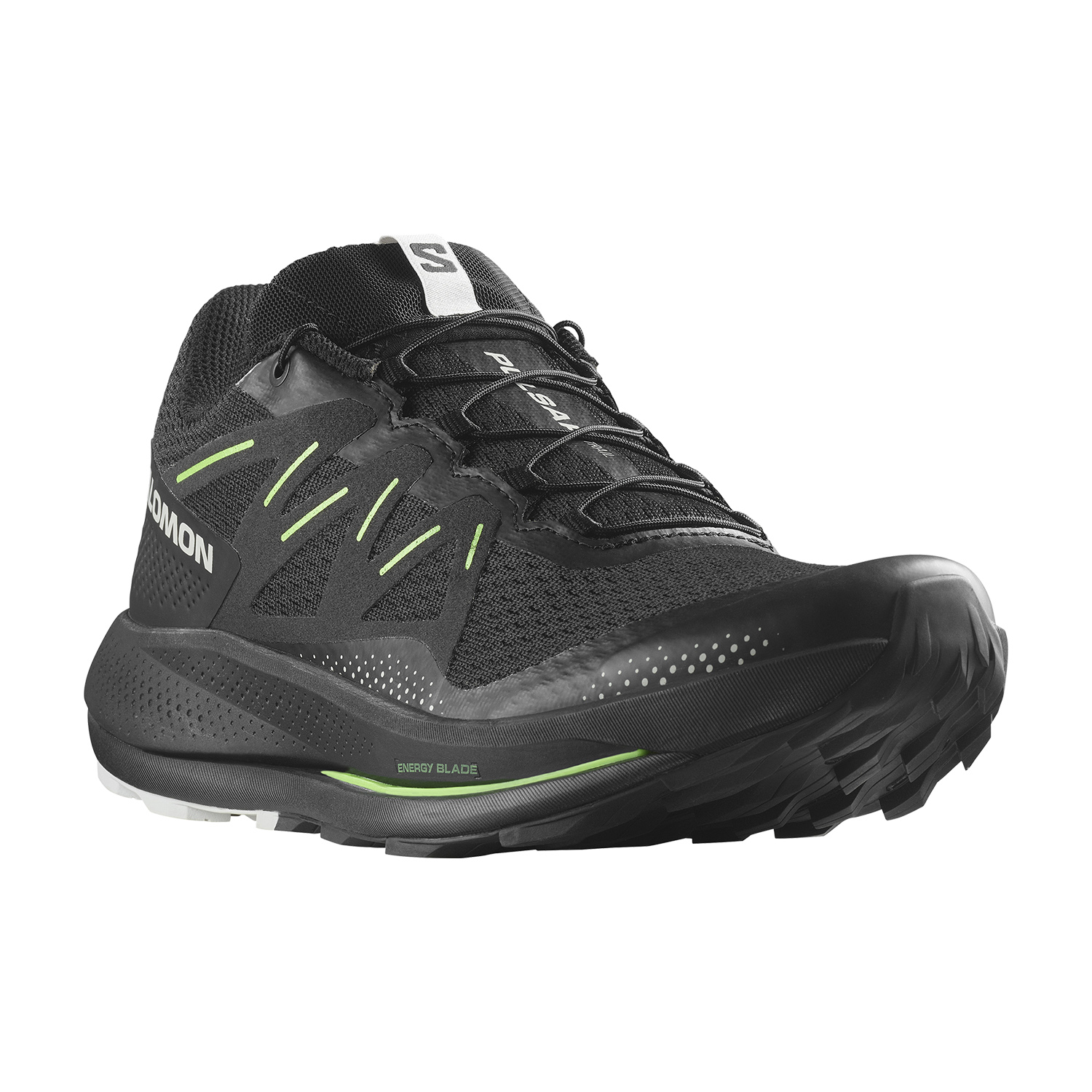 Salomon Pulsar Trail Black/Green Gecko
