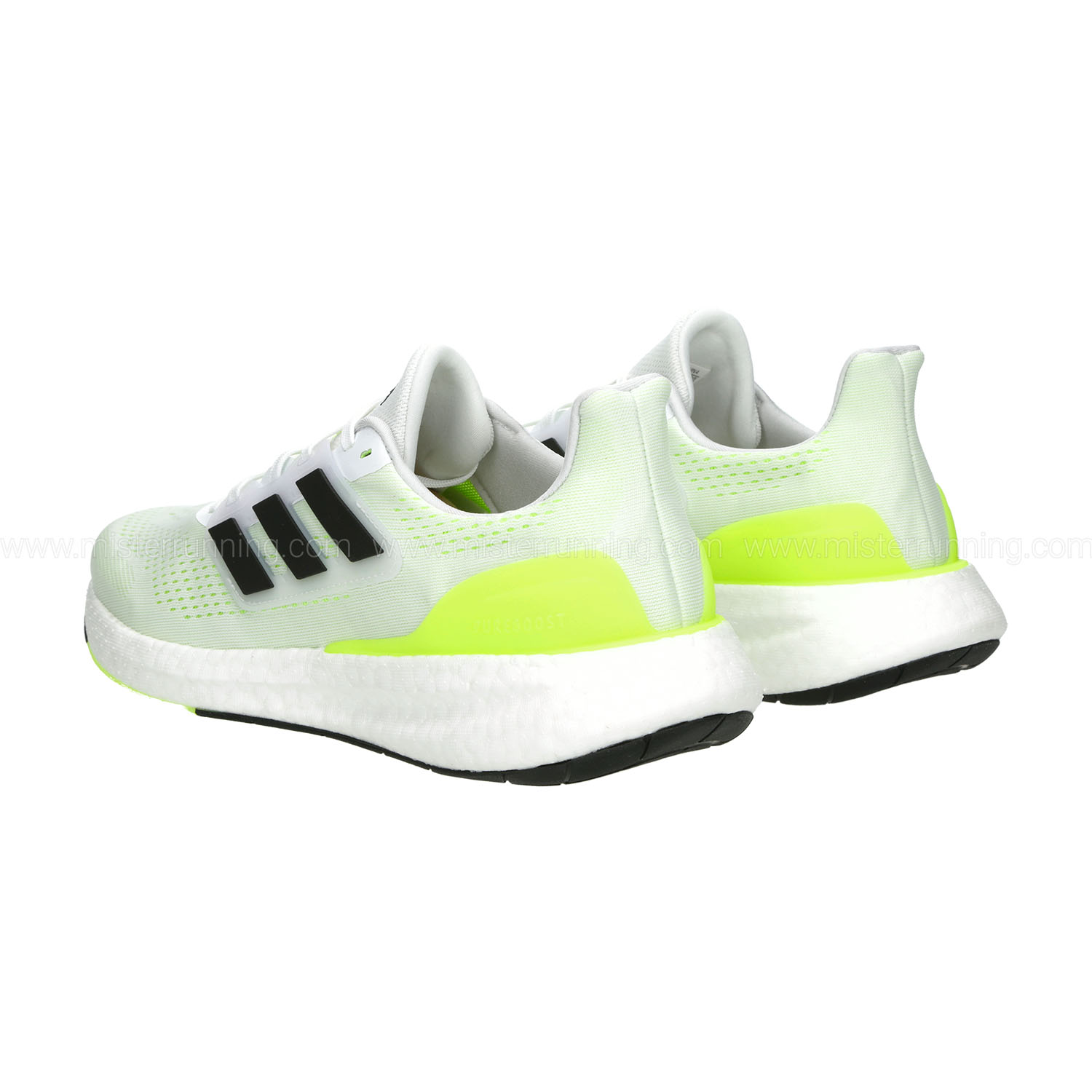 adidas Pureboost 23 Cloud White/Core Black/Lucid Lemon