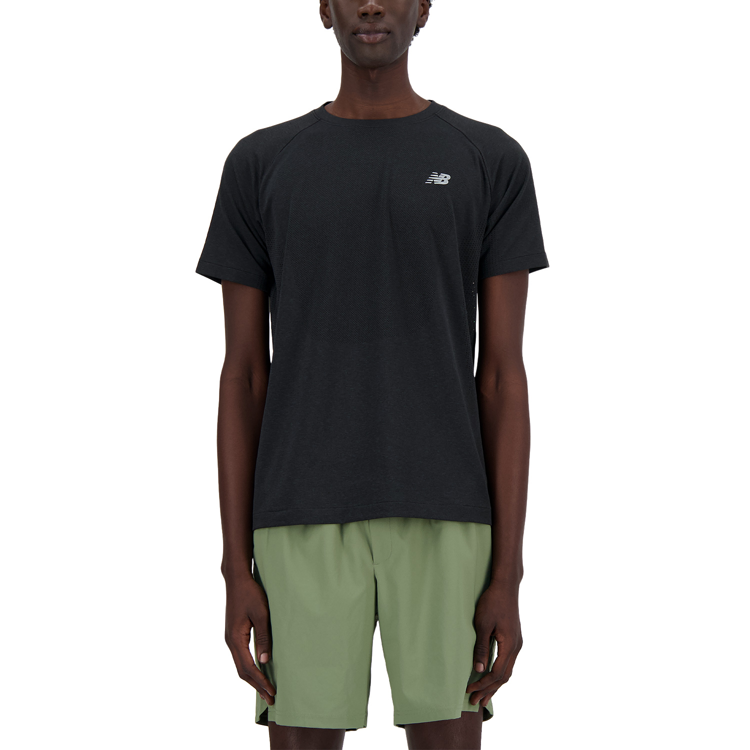 New Balance Athletics Logo Maglietta Black