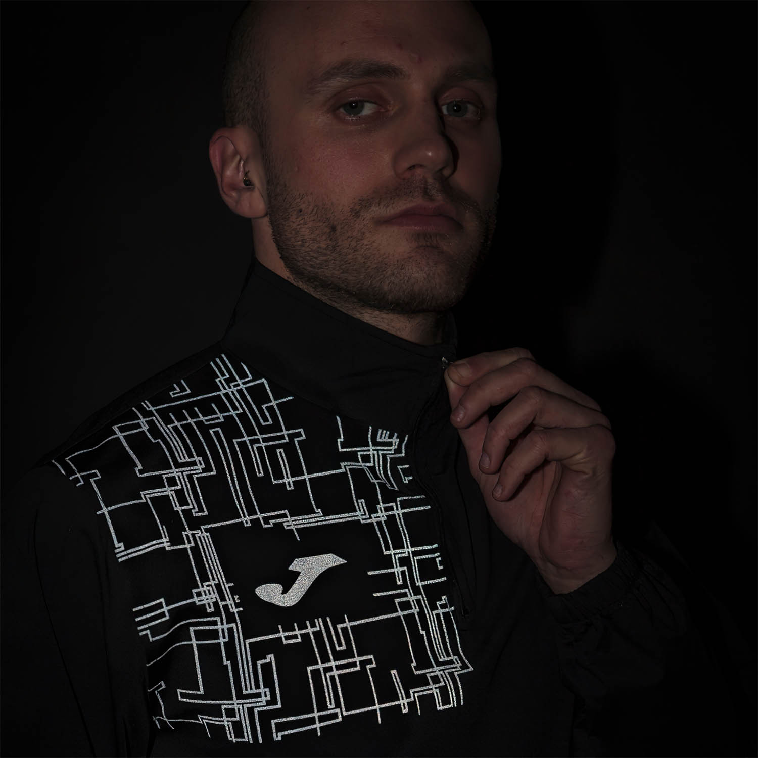 Joma Elite VIII Logo Giacca Black