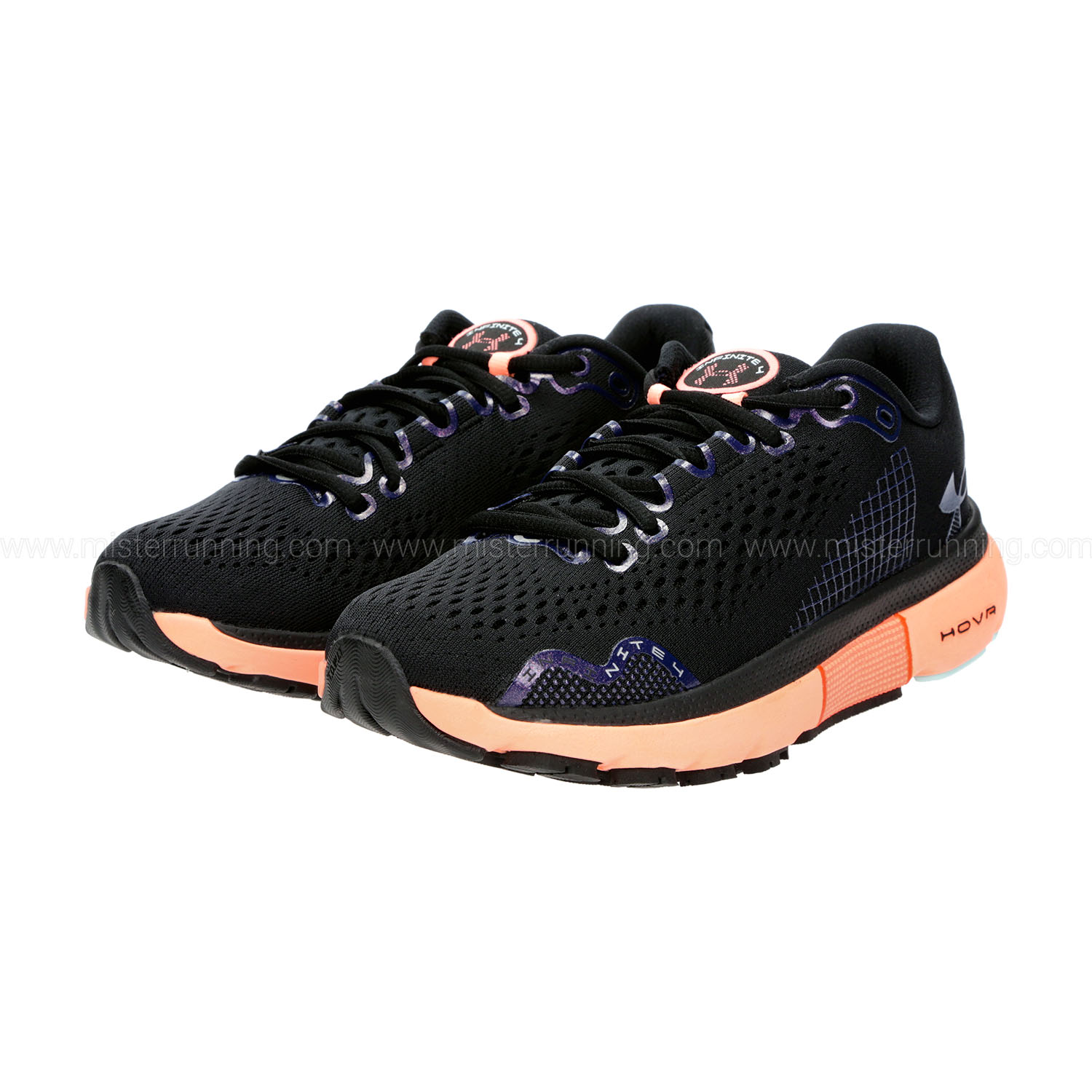 Under Armour HOVR Infinite 4 Black/Lunar Coral