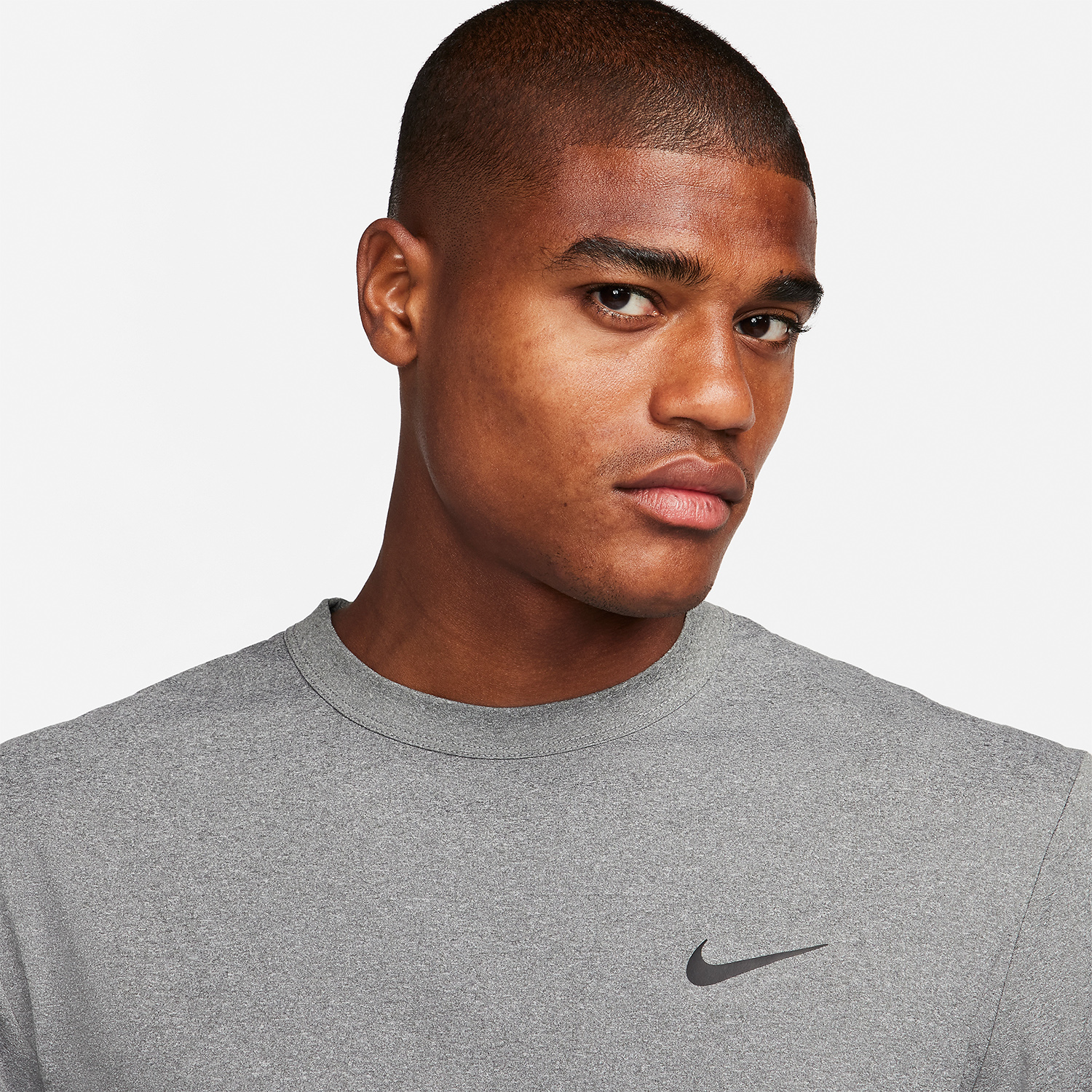 Nike Dri-FIT UV Hyverse Maglia Smoke Grey/Heather/Black