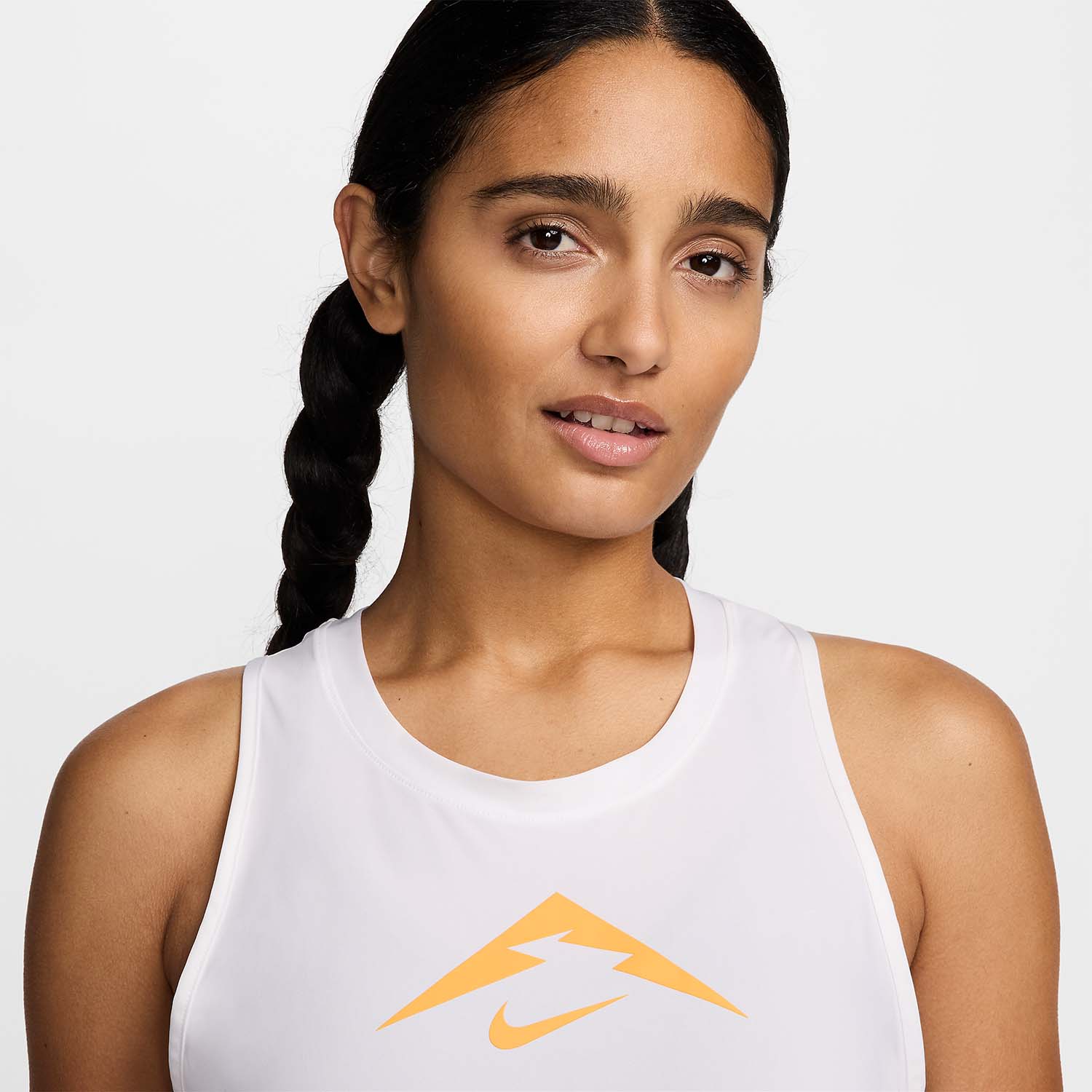 Nike Dri-FIT Trail Canotta White/Sundial