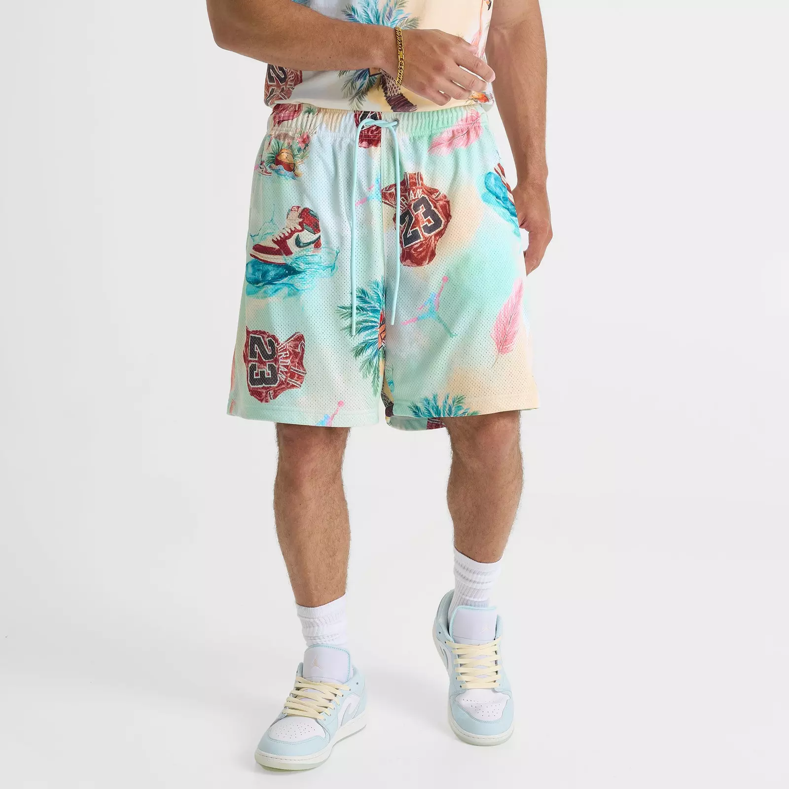 Men's Jordan Essentials Printed Mesh Shorts