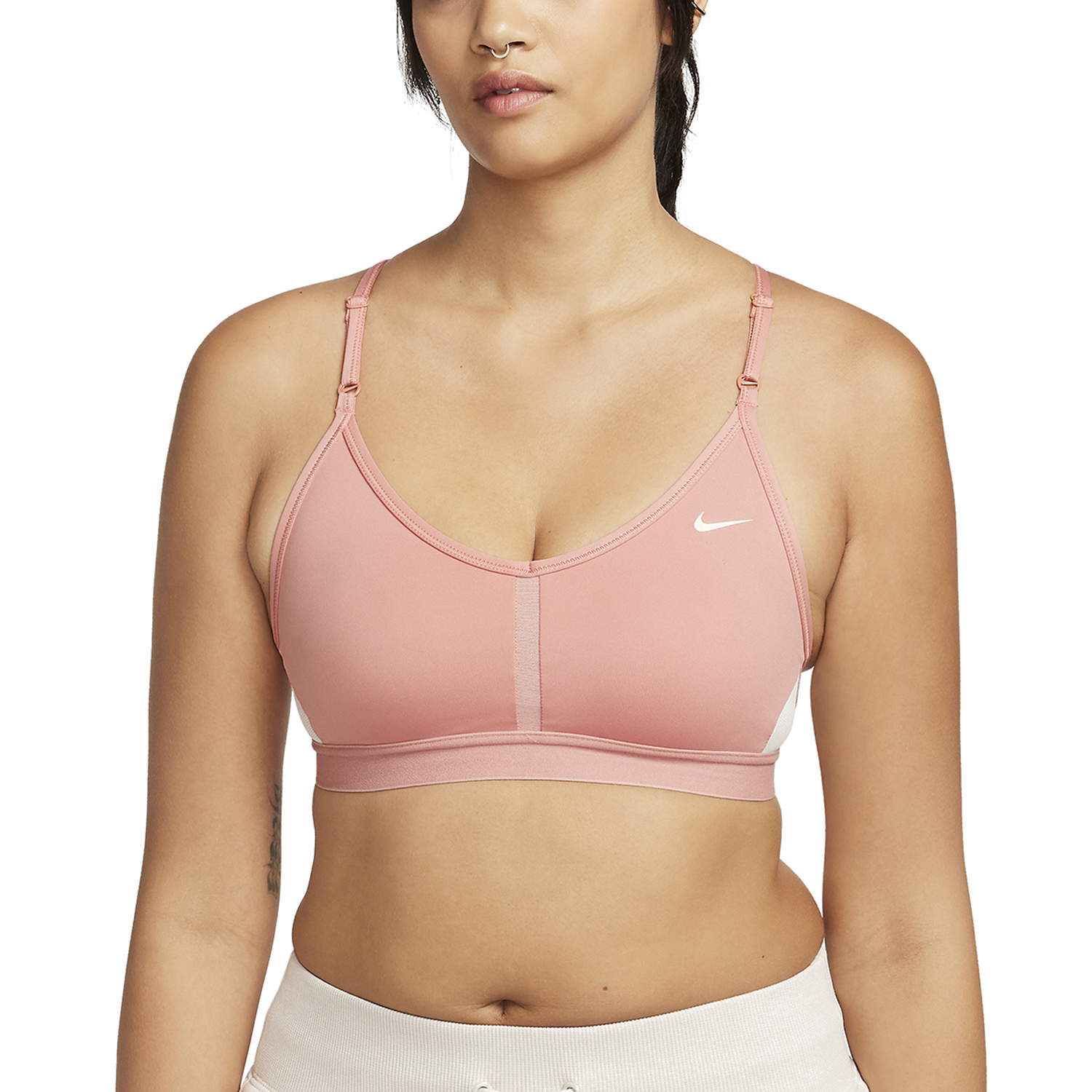 Nike Indy Reggiseno Sportivo Red Stardust/Guava Ice