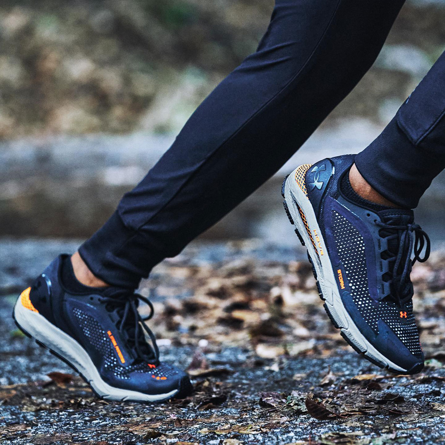 Under Armour HOVR Sonic 5 STORM Black/Petrol Blue/Panic Orange