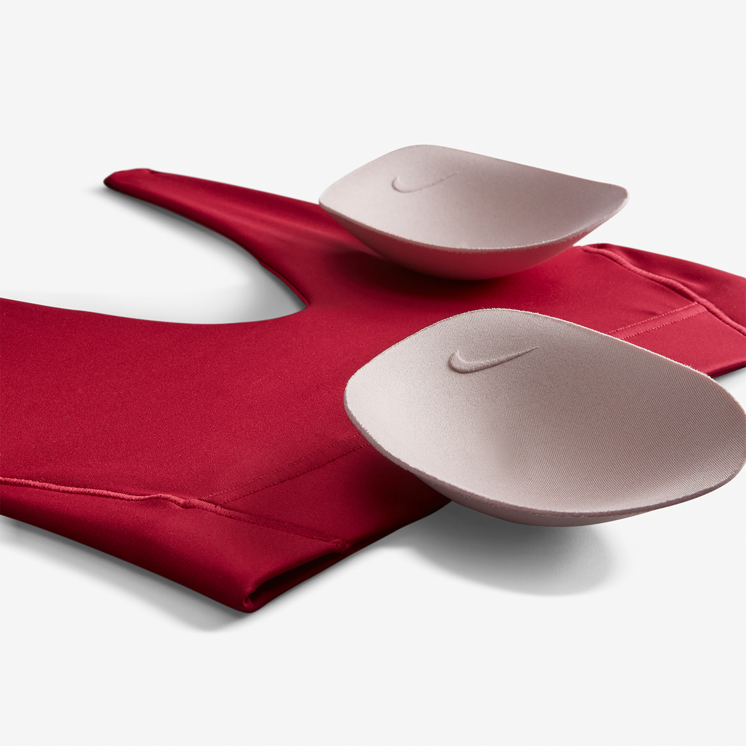 Nike Dri-FIT Indy Reggiseno Sportivo Noble Red/Red Stardust