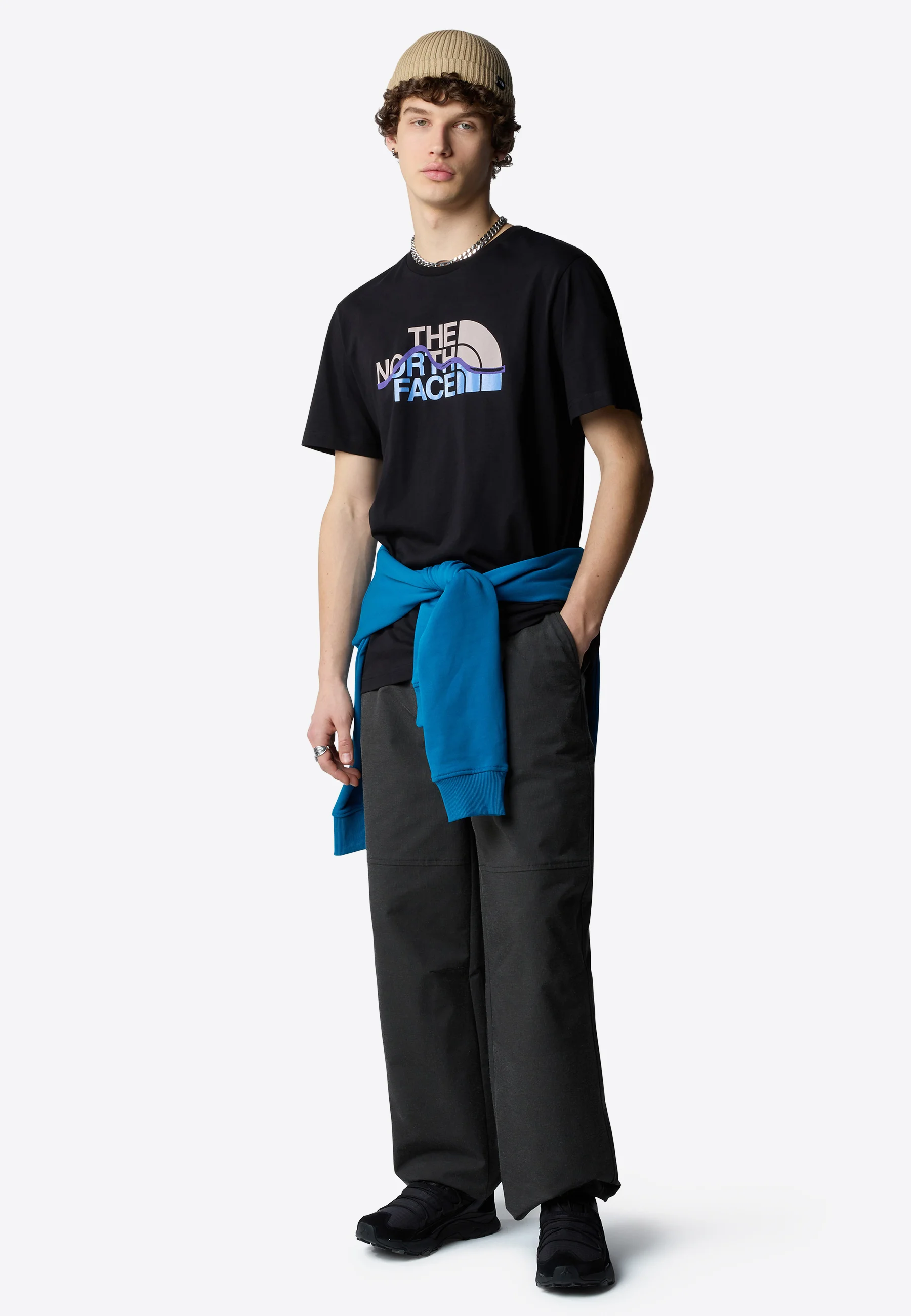 The North Face MOUNTAIN- T-shirt con stampa