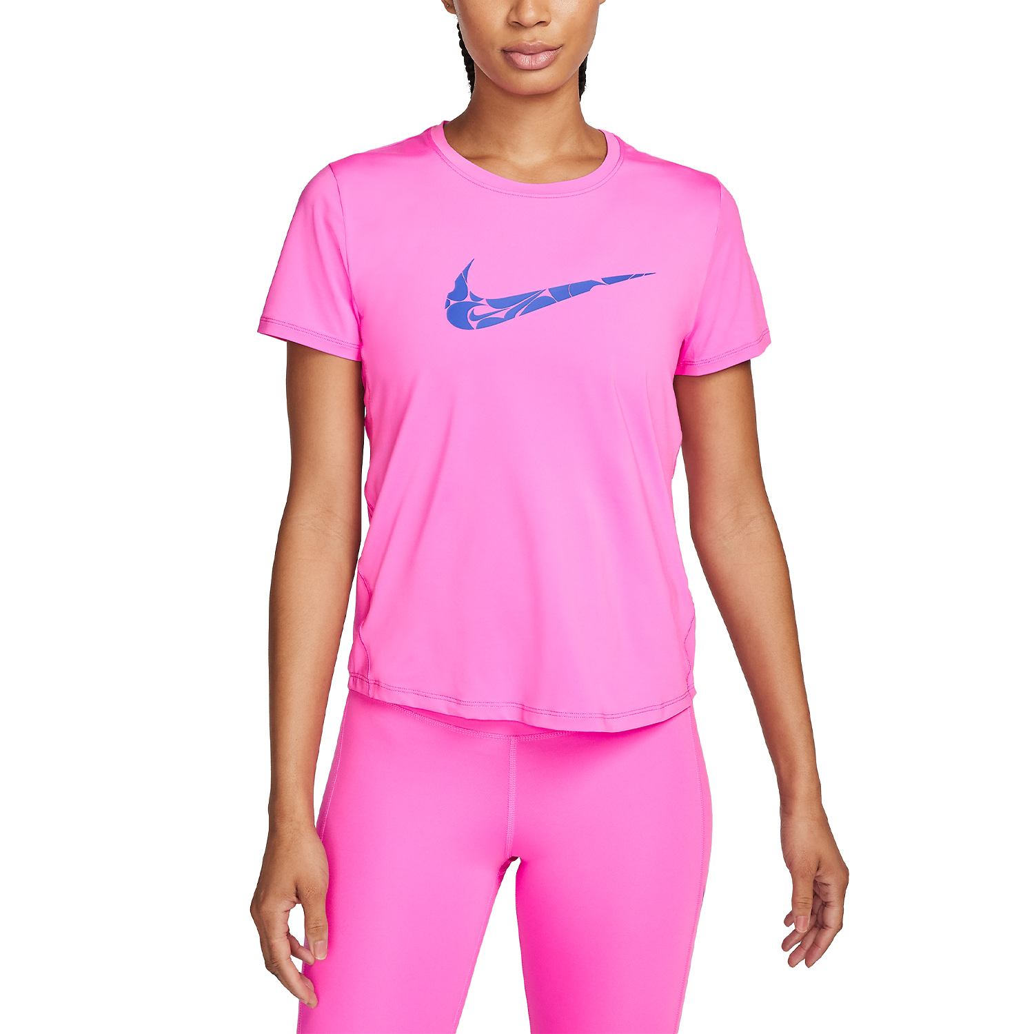 Nike One Swoosh Maglietta Playful Pink/Hyper Royal