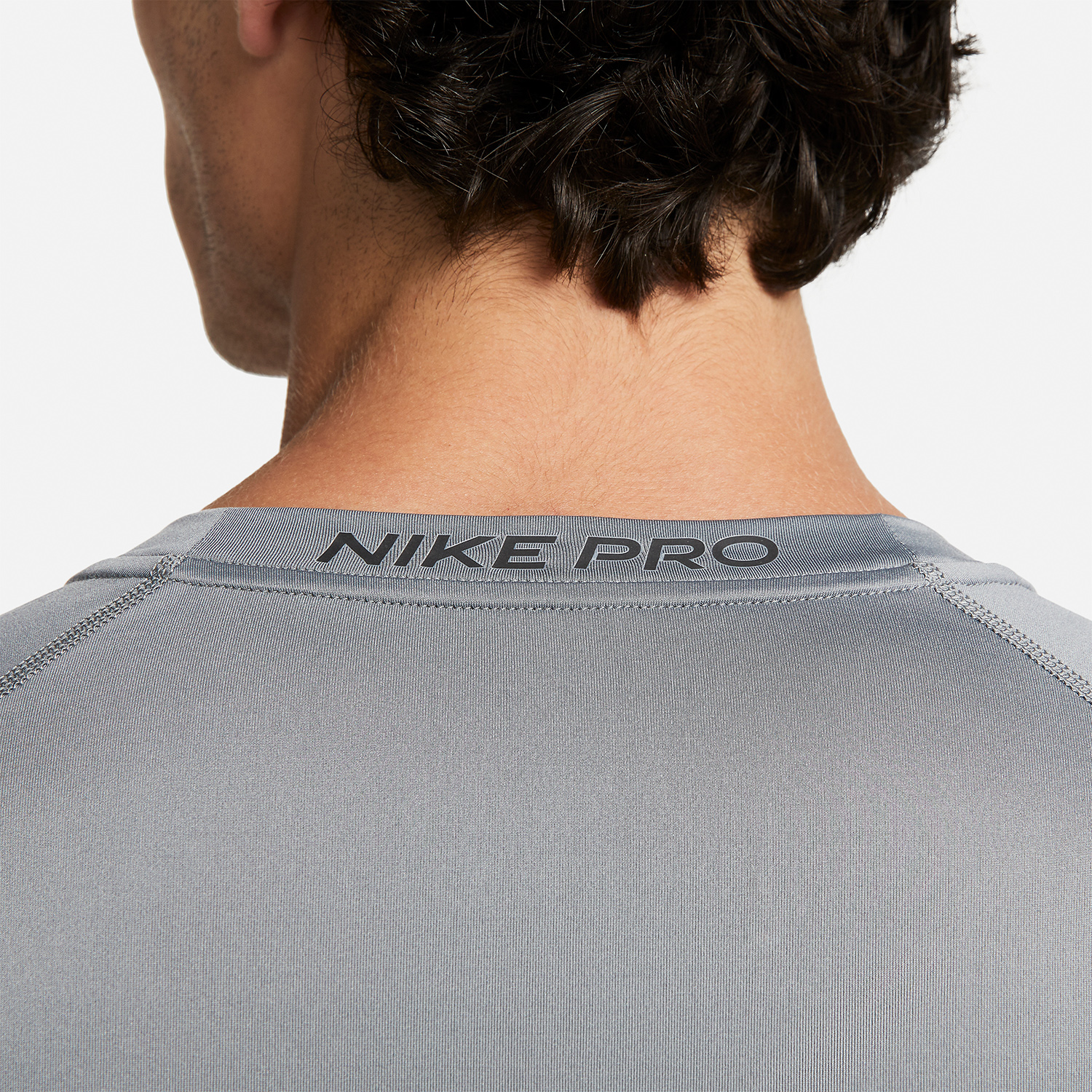 Nike Dri-FIT Logo Maglia Smoke Grey/Black