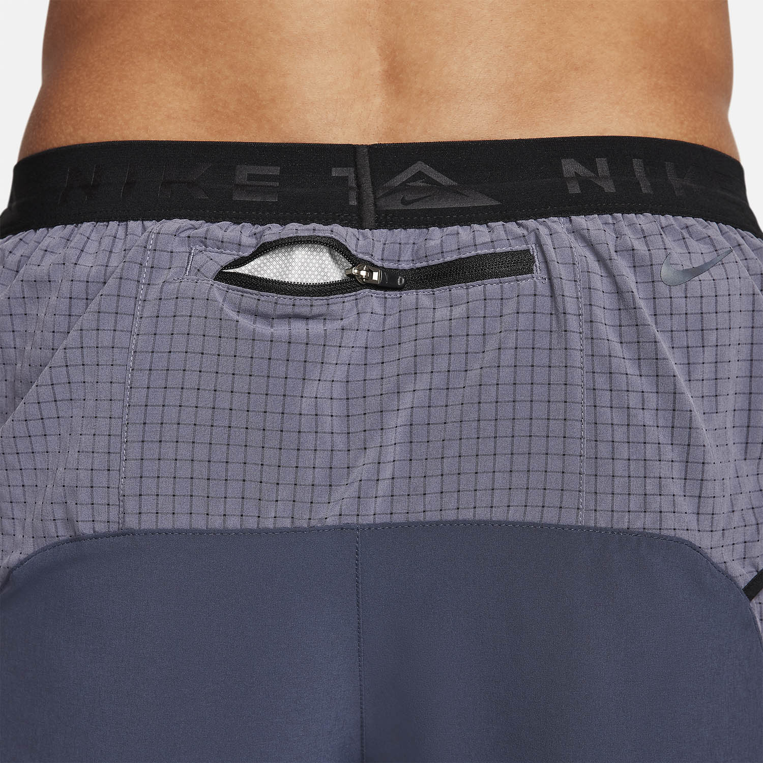 Nike Dri-FIT Second Sunrise 5in Pantaloncini Thunder Blue/Light Carbon/Black