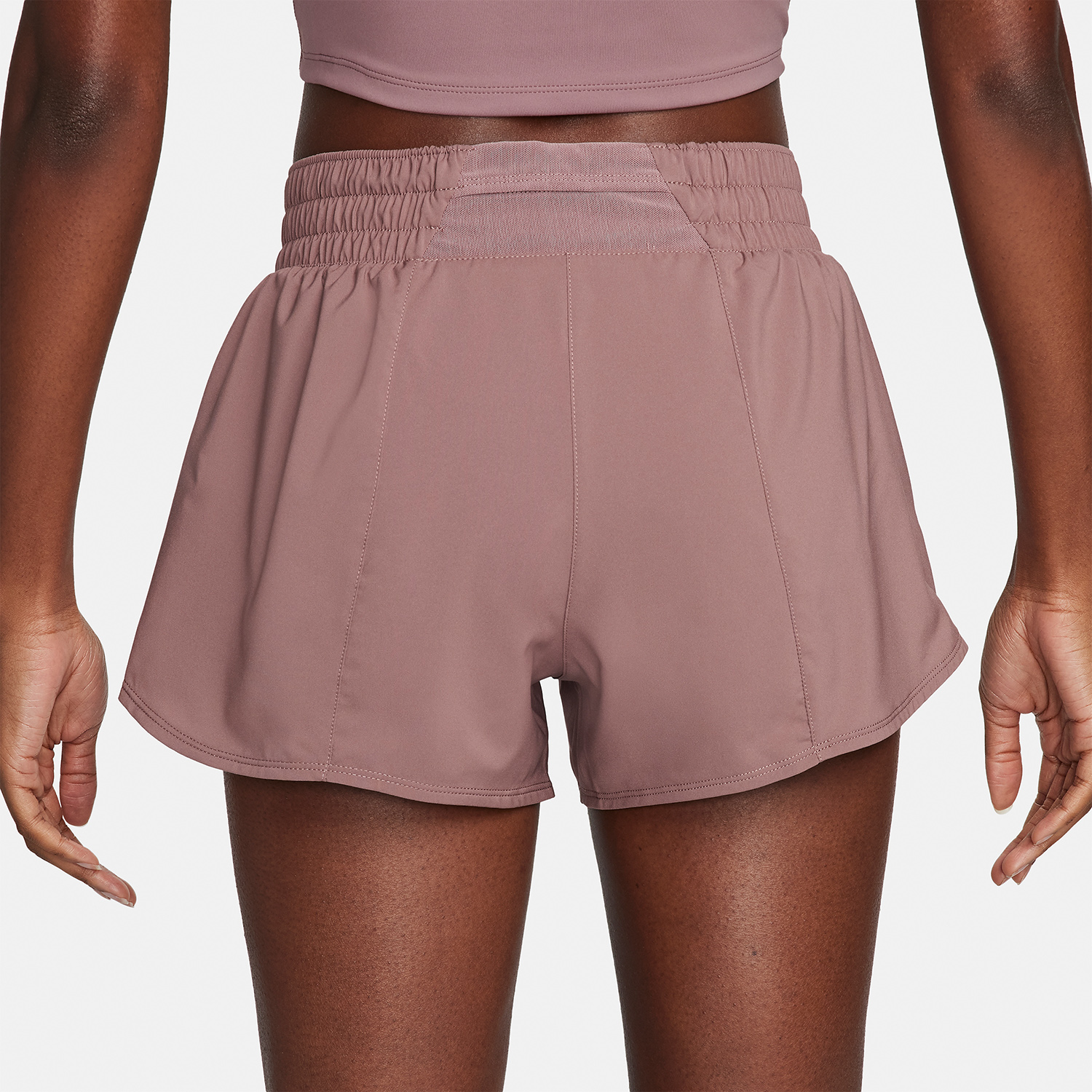 Nike Dri-FIT One 3in Pantaloncini Smokey Mauve/Reflective Silver