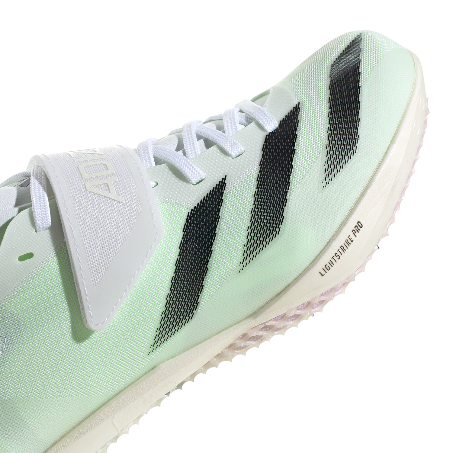 adidas adizero High Jump Cloud White/Core Black/Green Spark