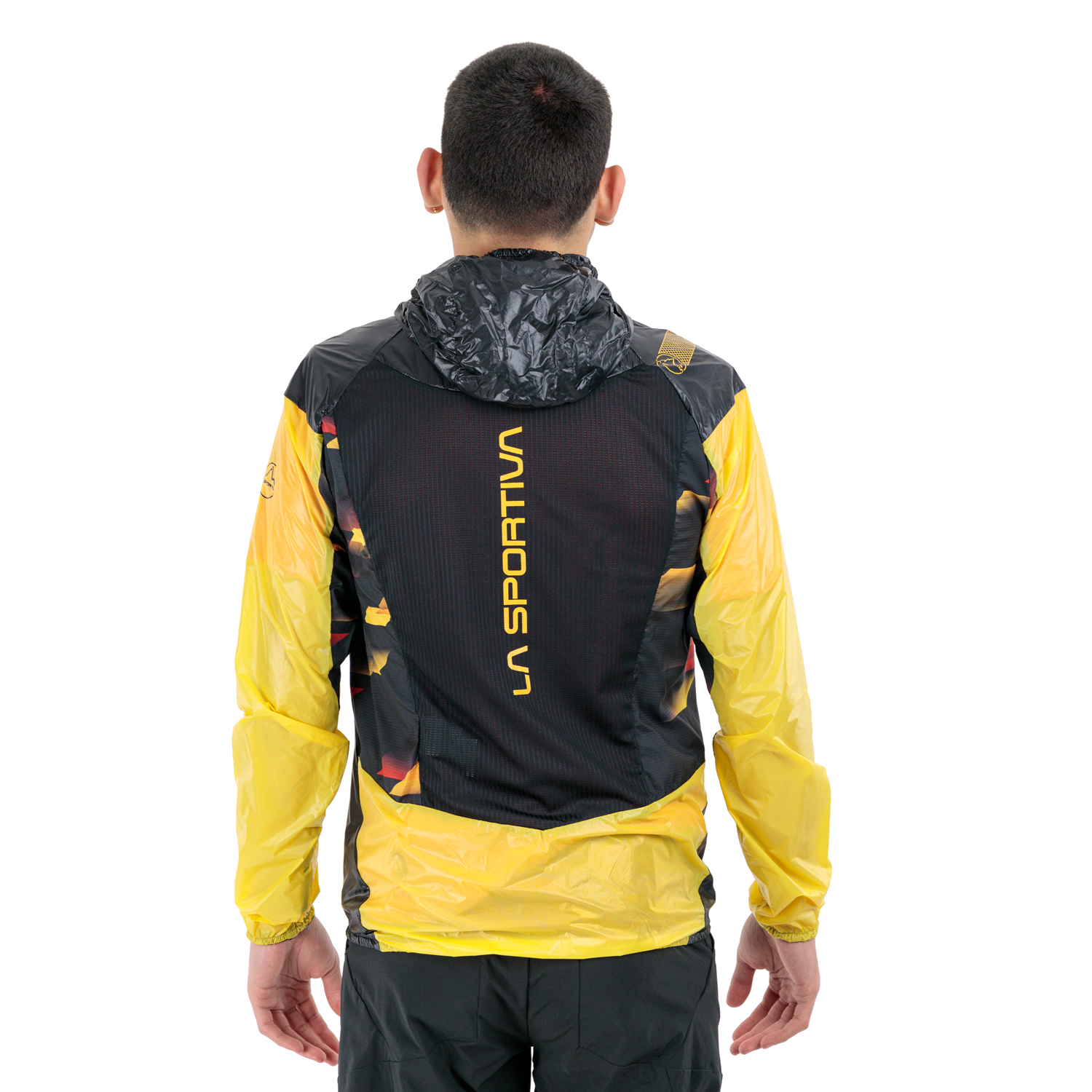 La Sportiva Blizzard Windbreaker Giacca Black/Yellow