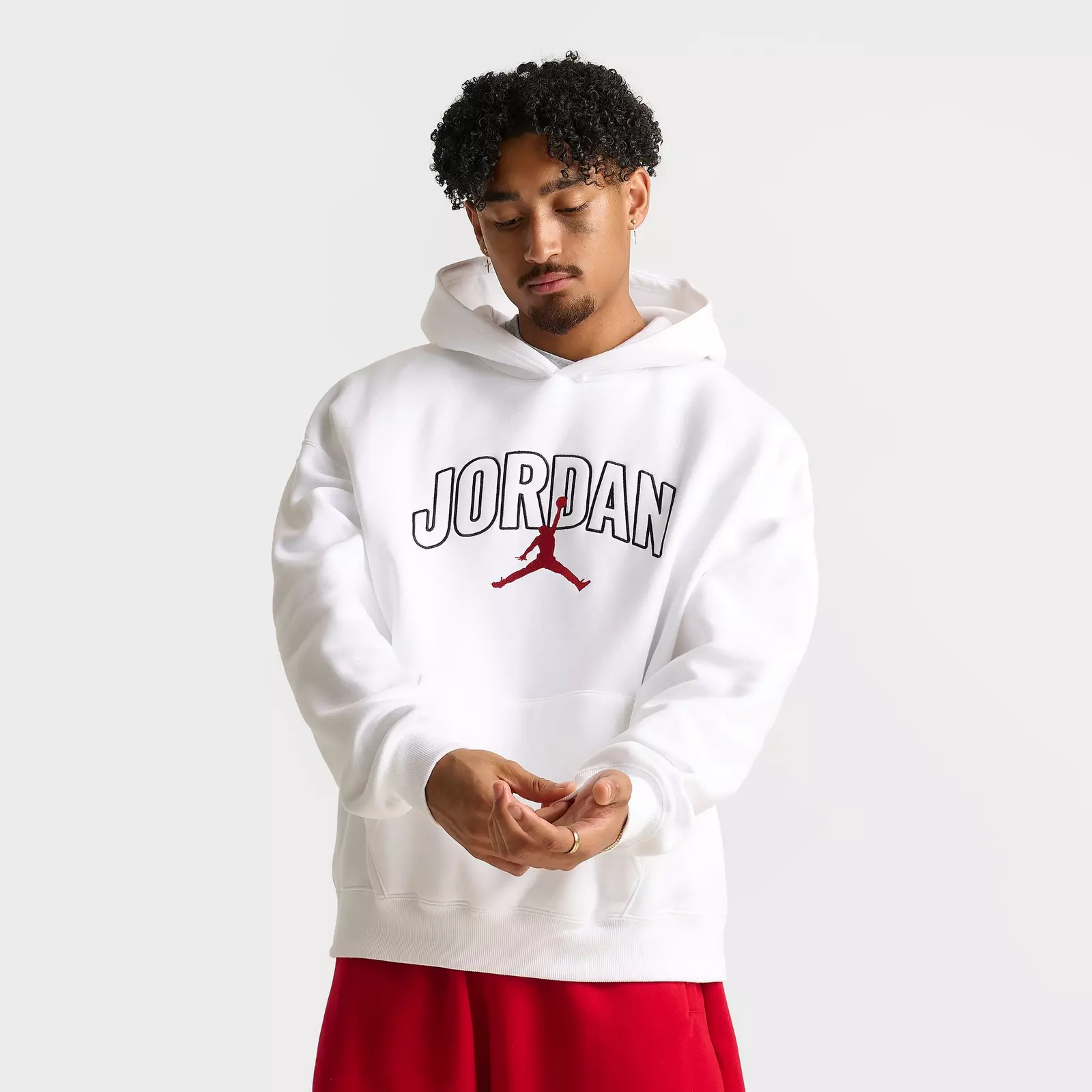 Men's Jordan Brooklyn Fleece Oversized Pullover Hoodie