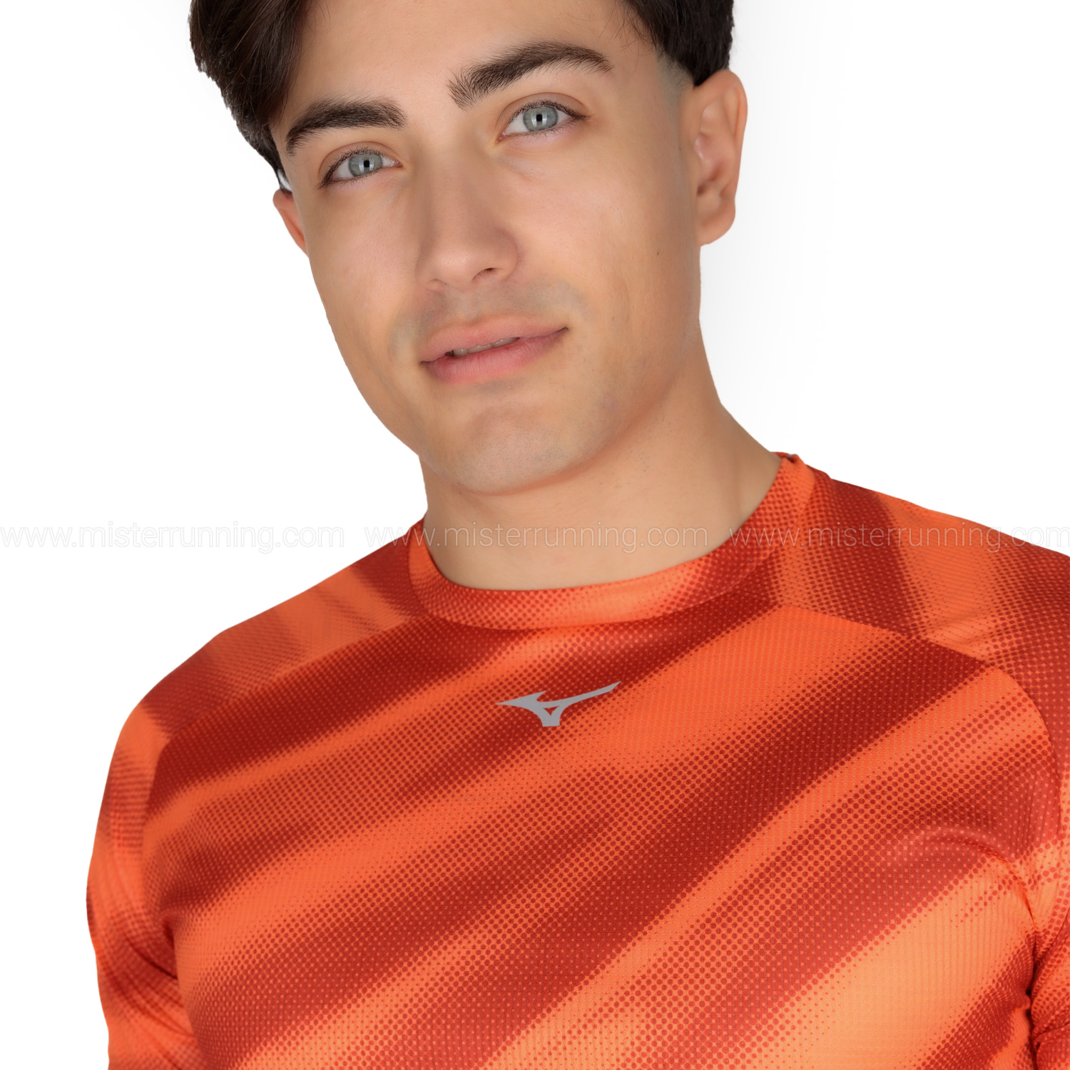 Mizuno Dryaeroflow Graphic Print Maglietta Soleil