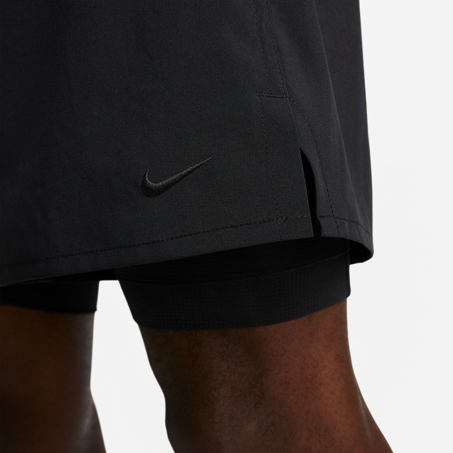 Nike Dri-FIT Unlined Fitness 2 in 1 7in Pantaloncini Black