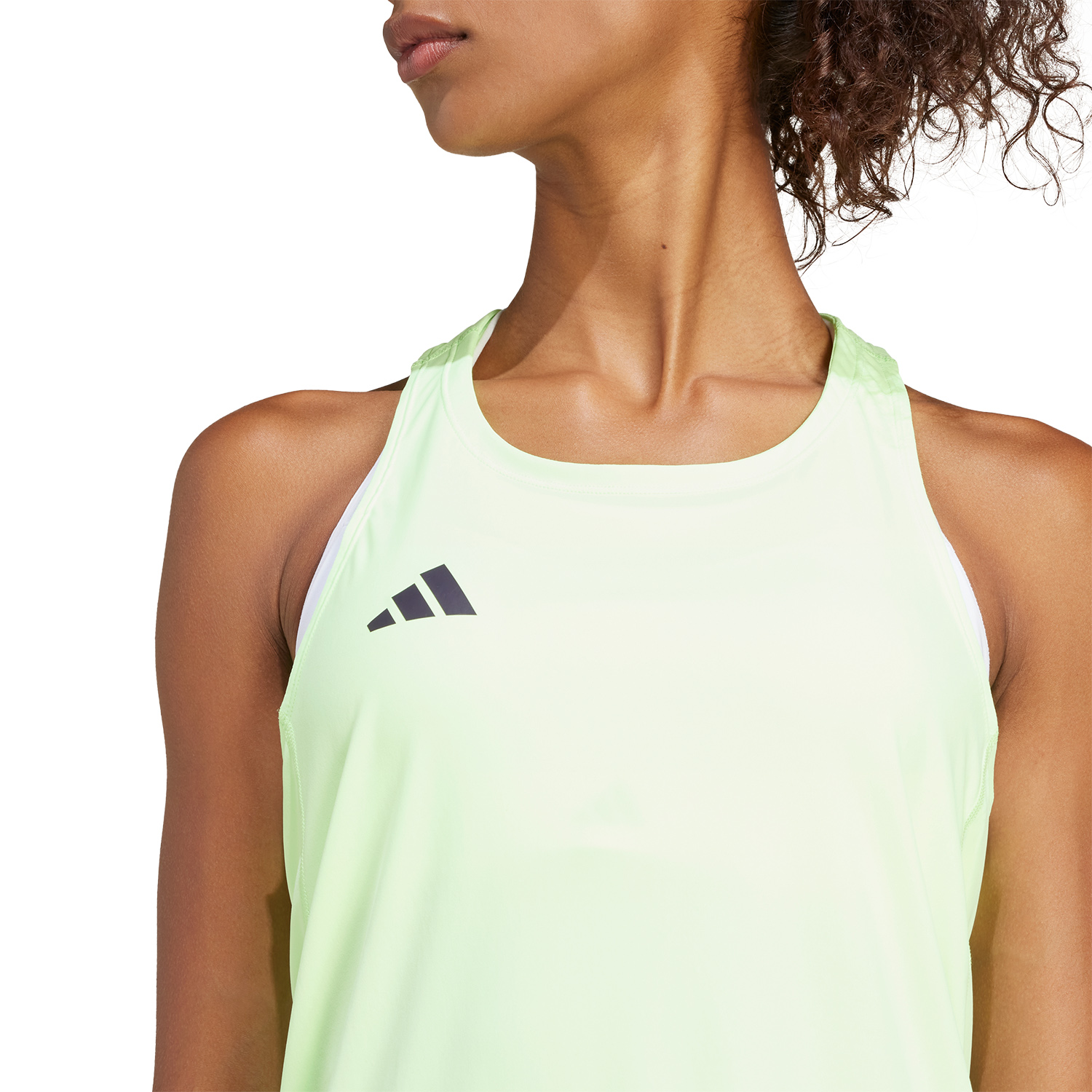 adidas Adizero Logo Canotta Green Spark