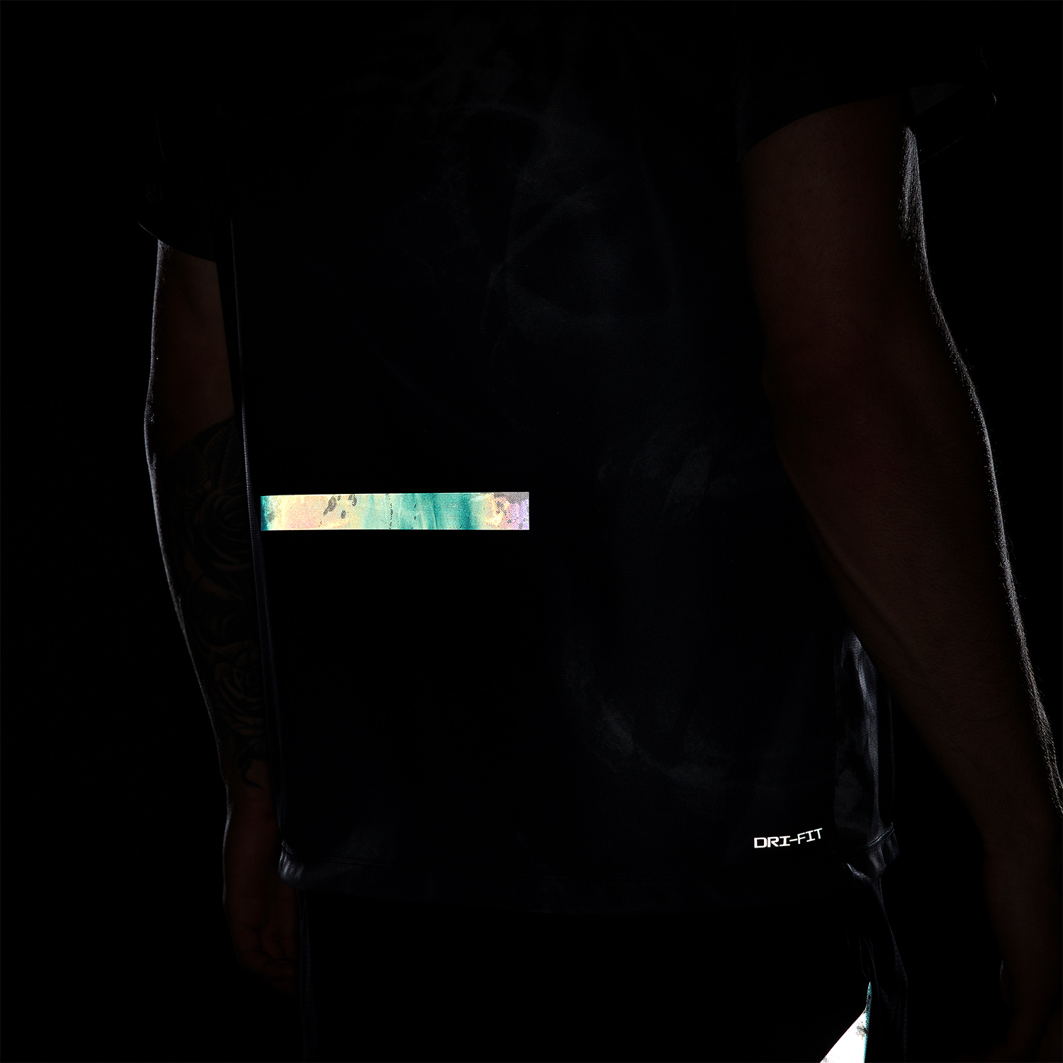 Nike Dri-FIT Run Division Rise 365 Maglietta Black/Reflective Black