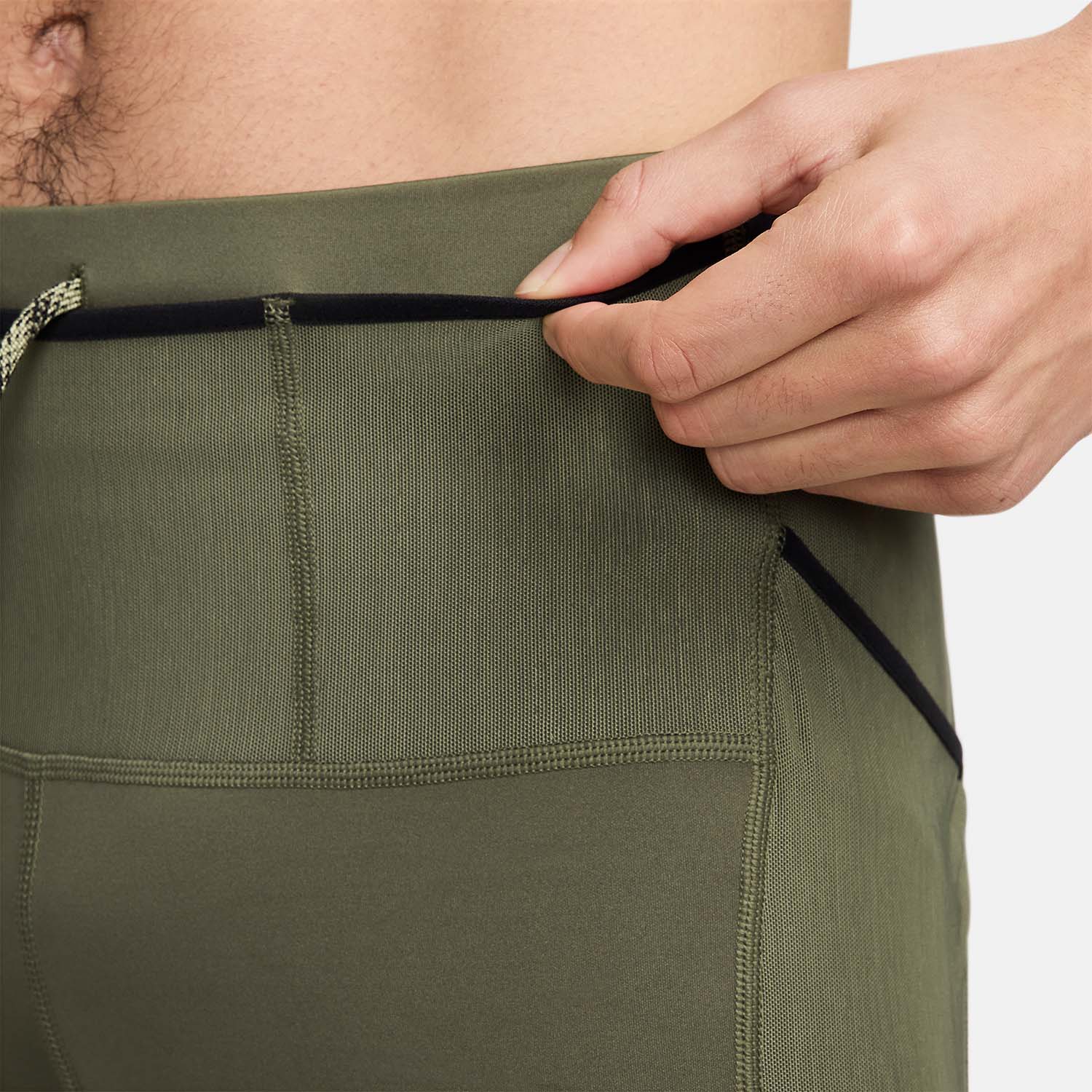 Nike Trail Dri-FIT Lava Loops 9.5in Pantaloncini Medium Olive/Black