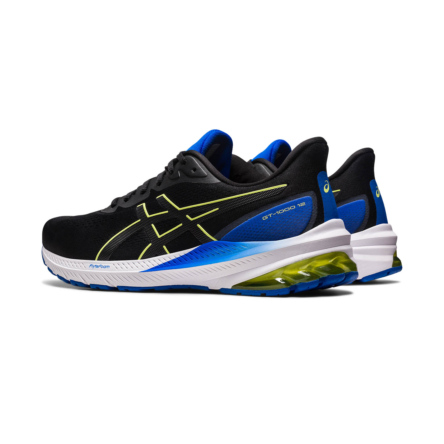 Asics GT 1000 12 Black/Glow Yellow