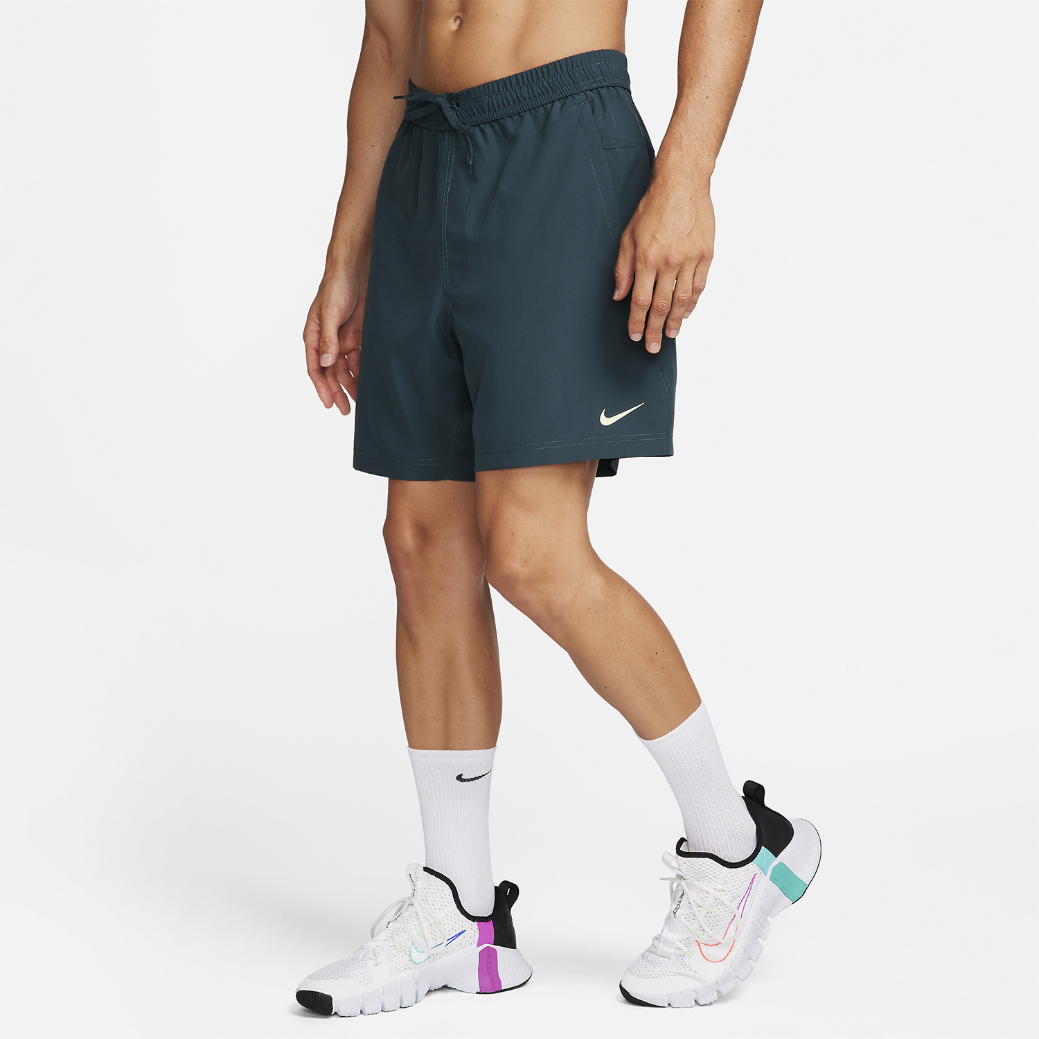 Nike Dri-FIT Form 7in Pantaloncini Deep Jungle/Luminous Green