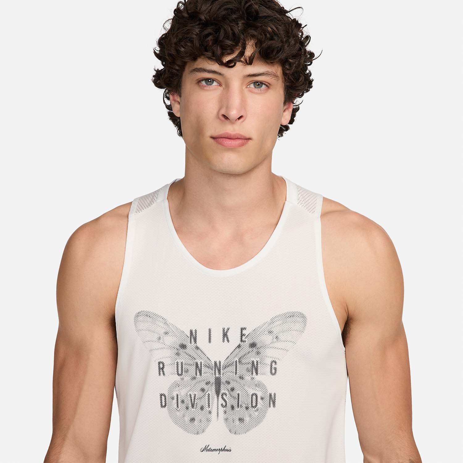 Nike Dri-FIT Rise 365 Canotta Summit White/Bicoastal/Black