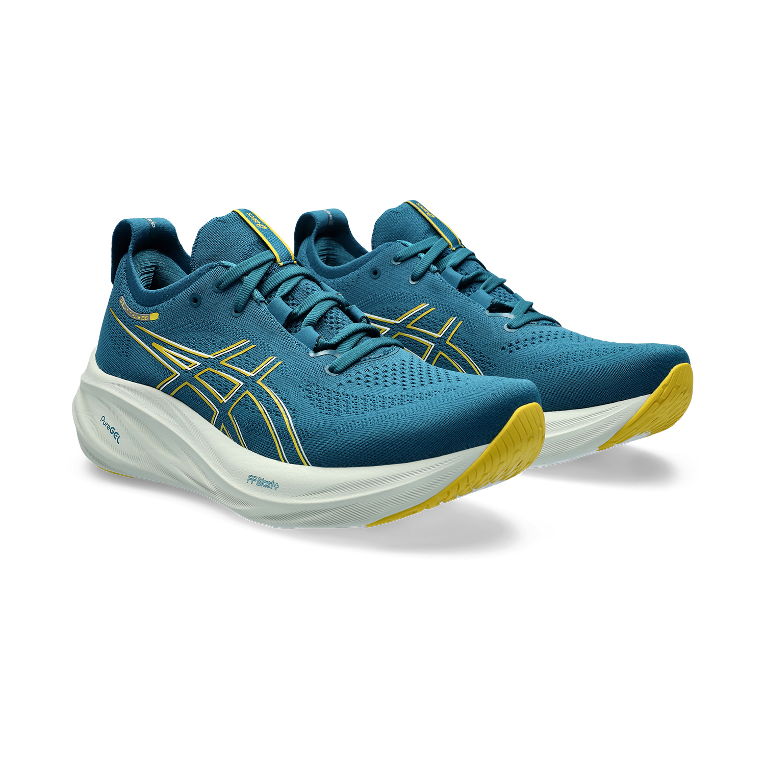 Asics Gel Nimbus 26 Evening Teal/Light Mustard
