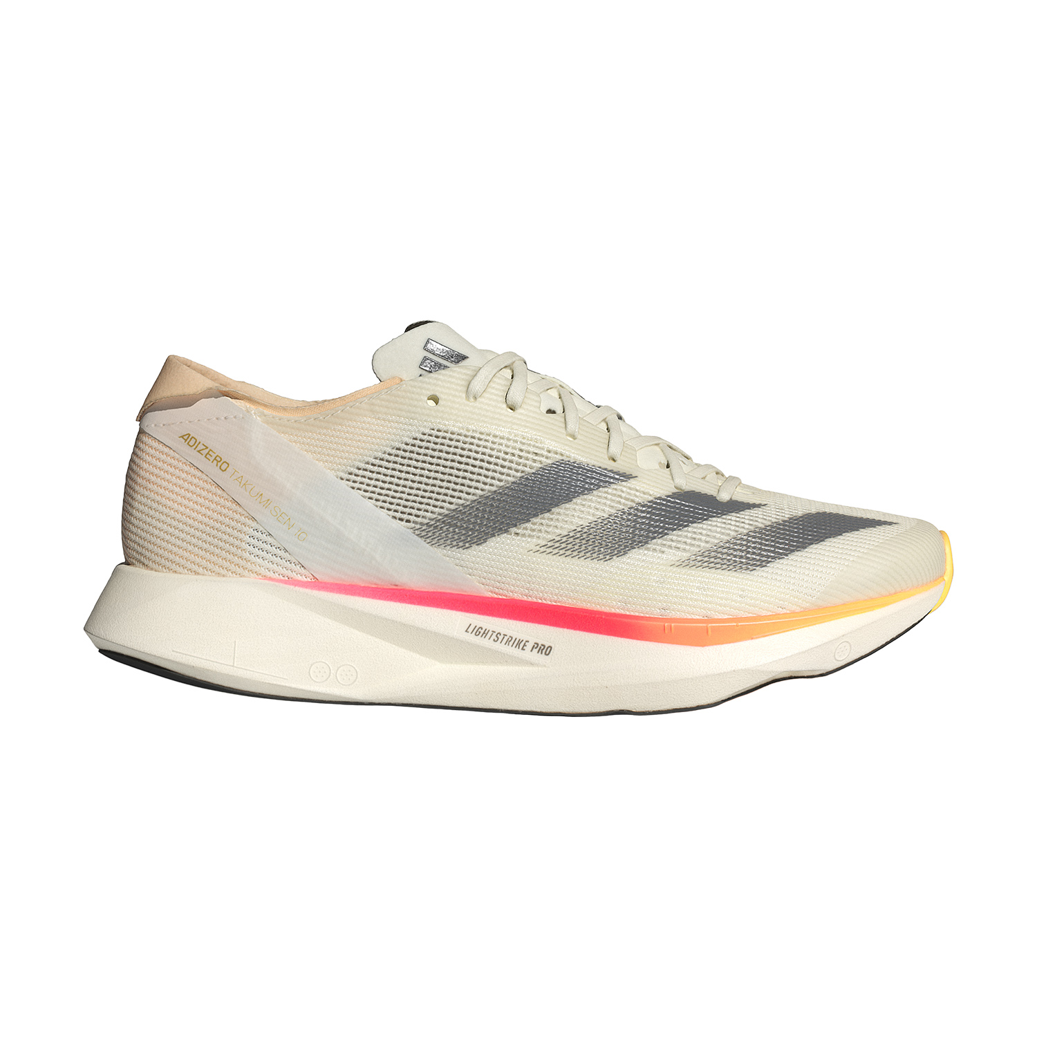 adidas Adizero Takumi Sen 10 Ivory/Iron Metallic/White