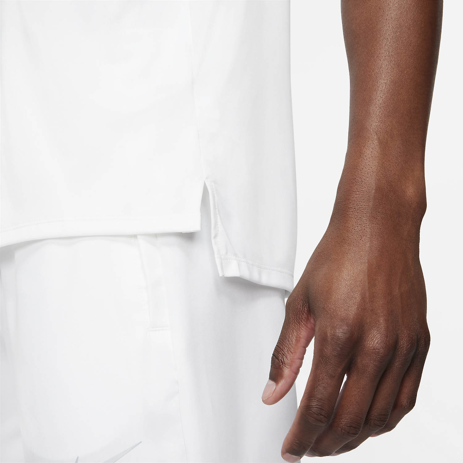 Nike Dri-FIT Rise 365 Maglietta White/Reflective Silver