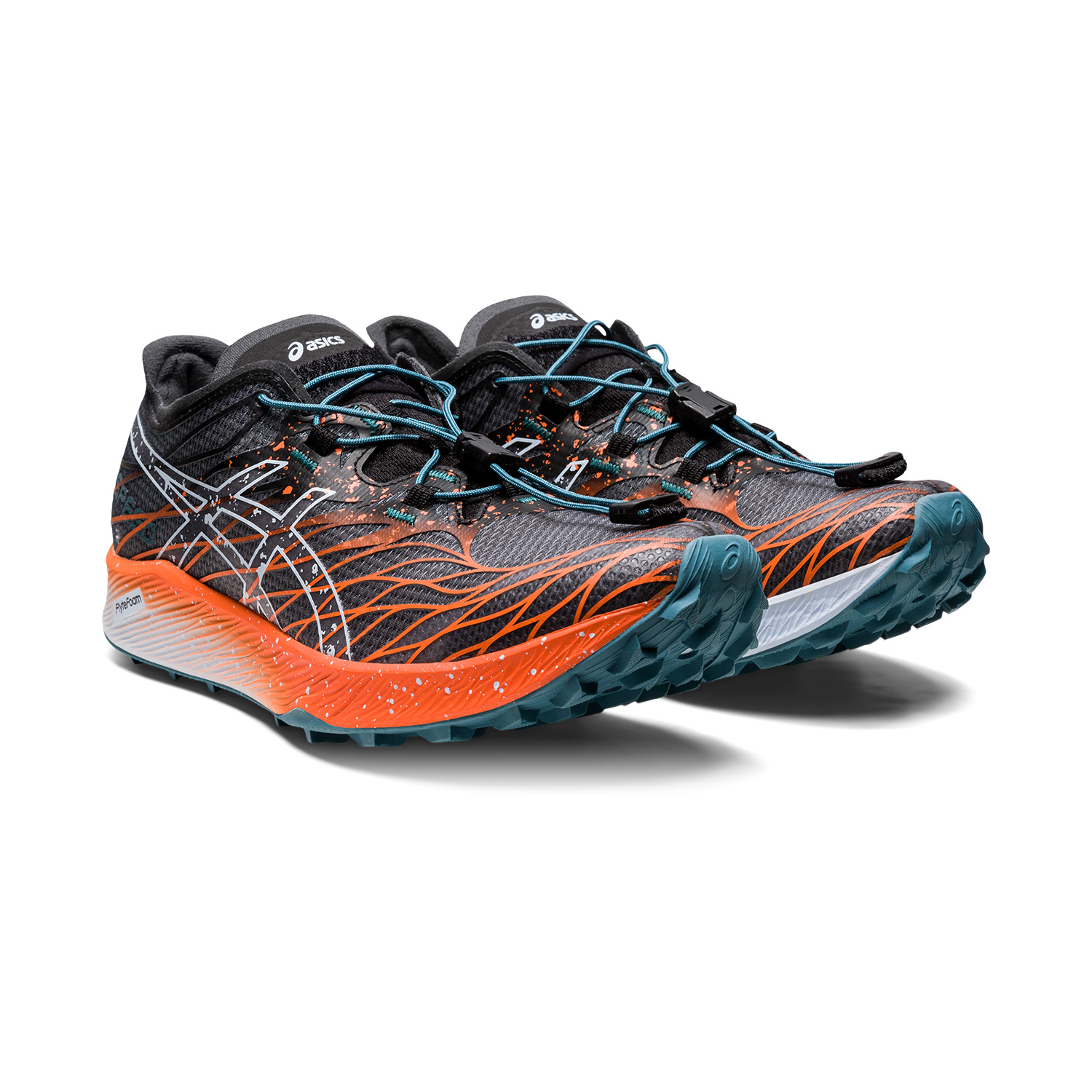 Asics FujiSpeed Black/Nova Orange