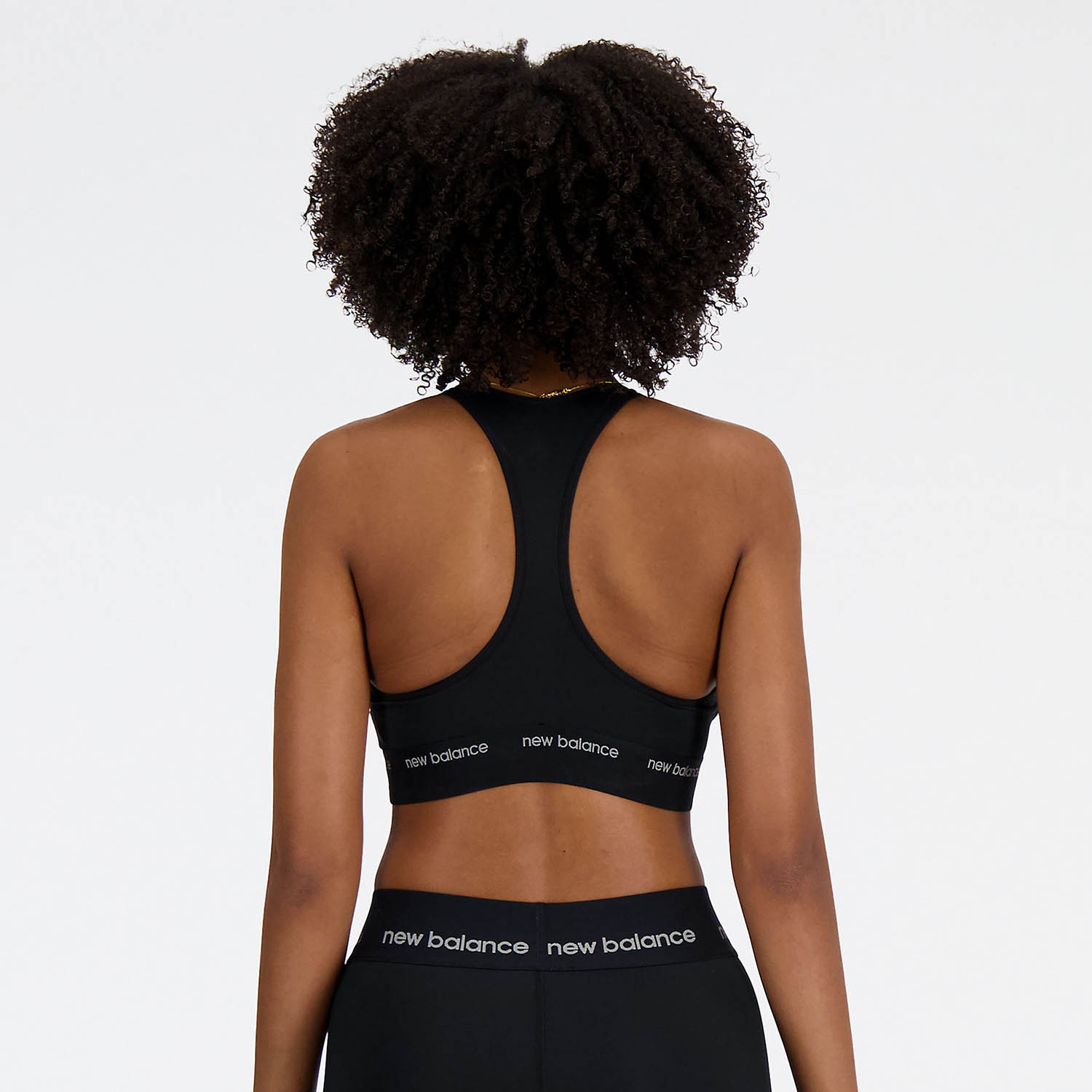 New Balance Sleek Pace Reggiseno Sportivo Black