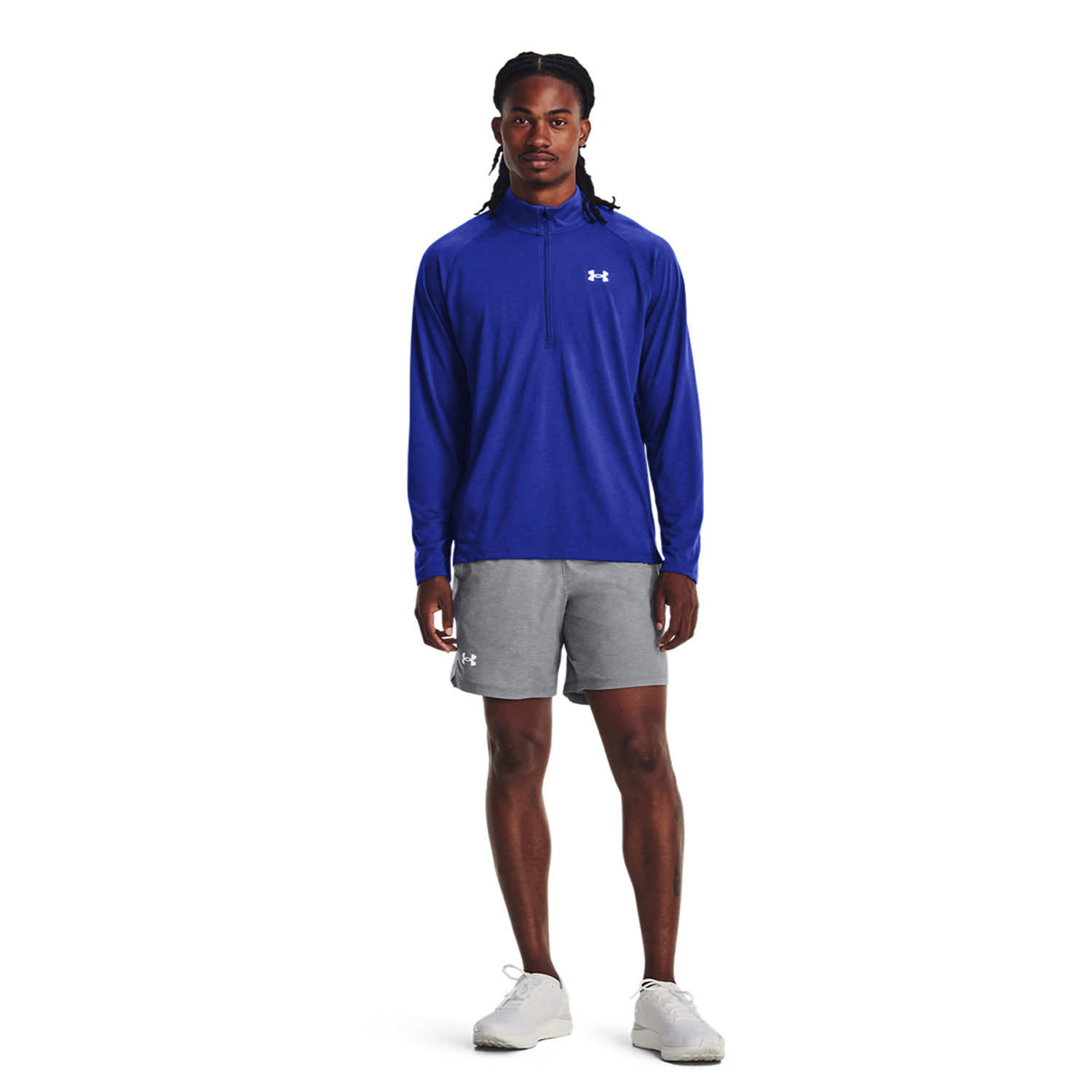 Under Armour Streaker Half Zip Maglia Team Royal