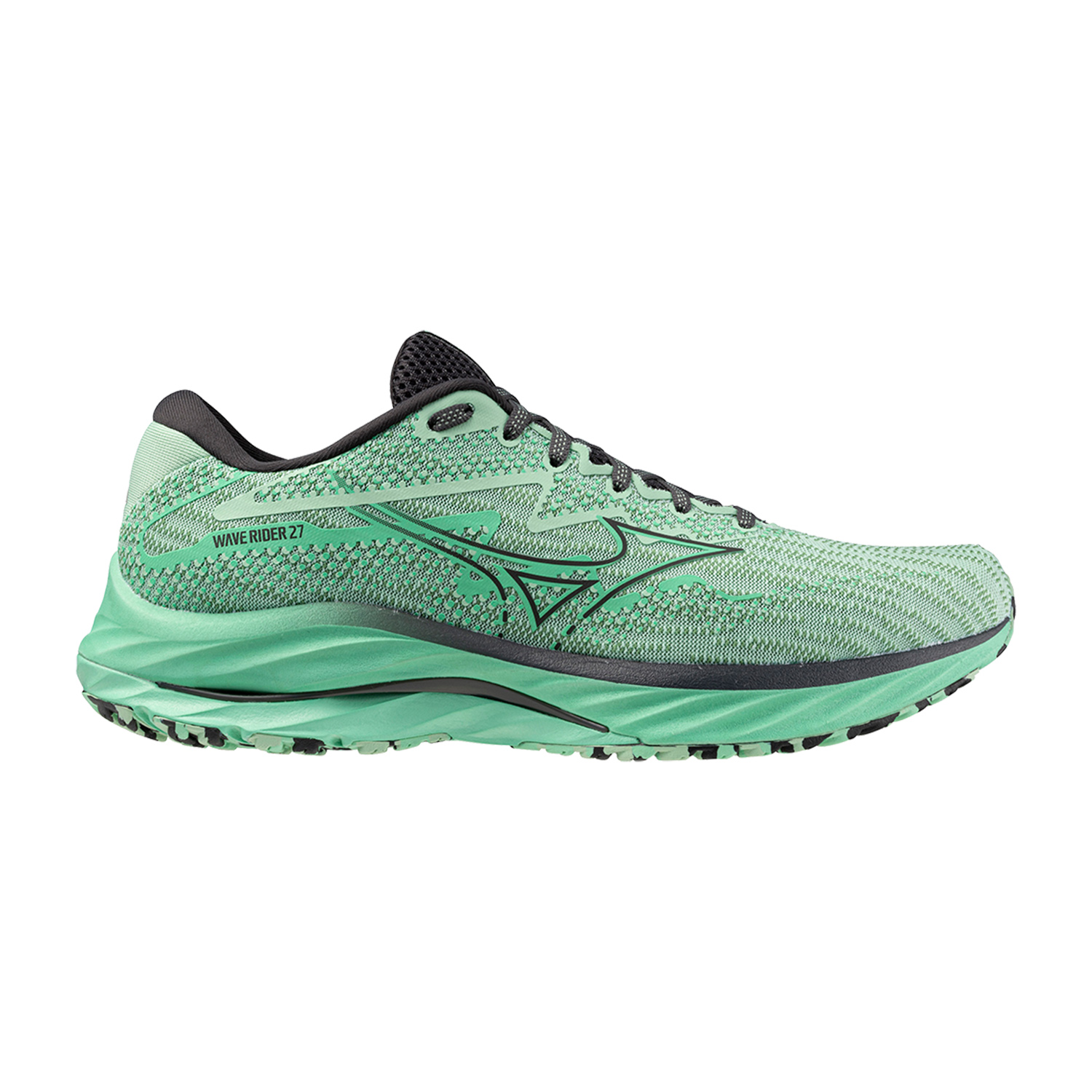 Mizuno Wave Rider 27 Grayed Jade/Black Oyster/Jade Cream