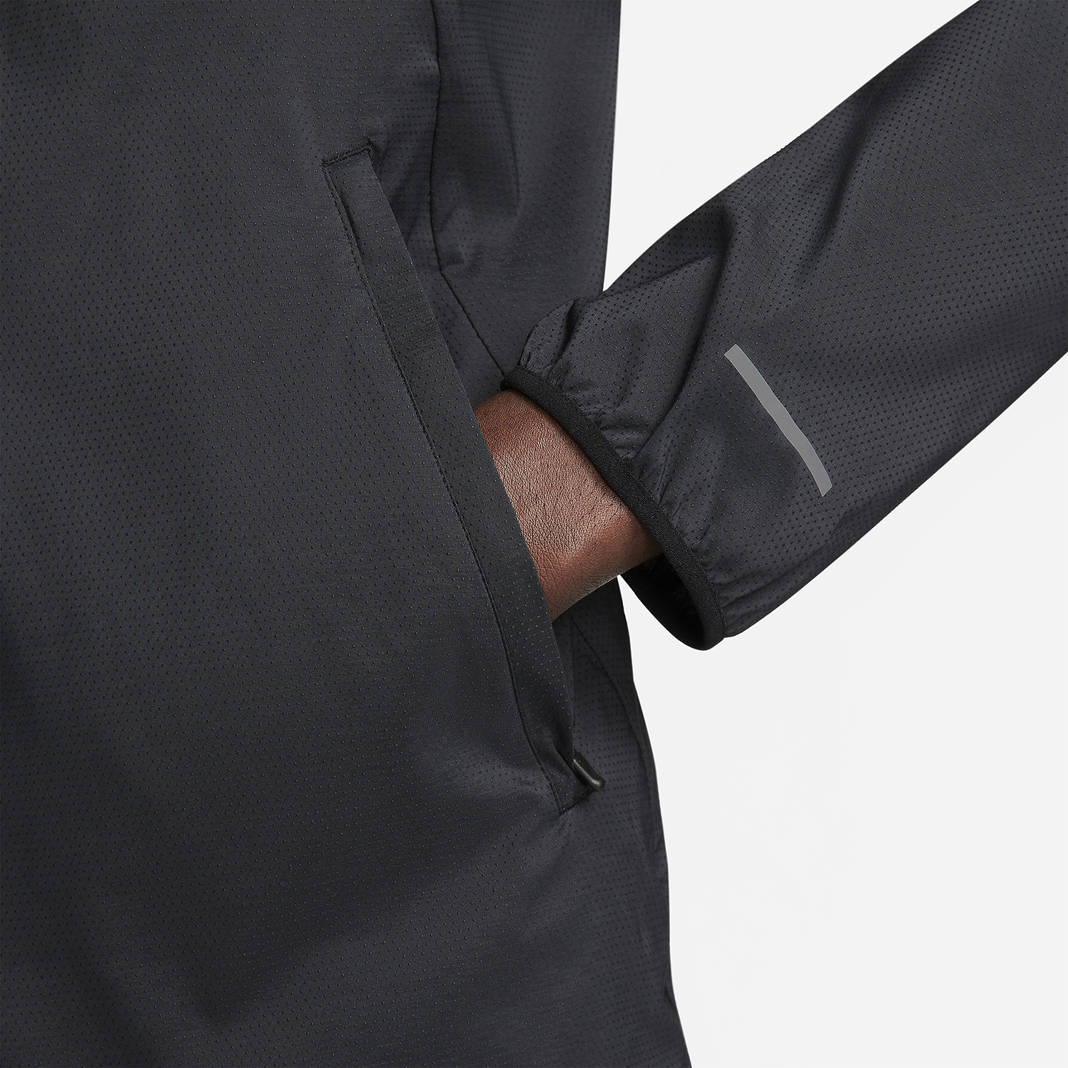 Nike Light Windrunner Giacca Black/Reflective Silver