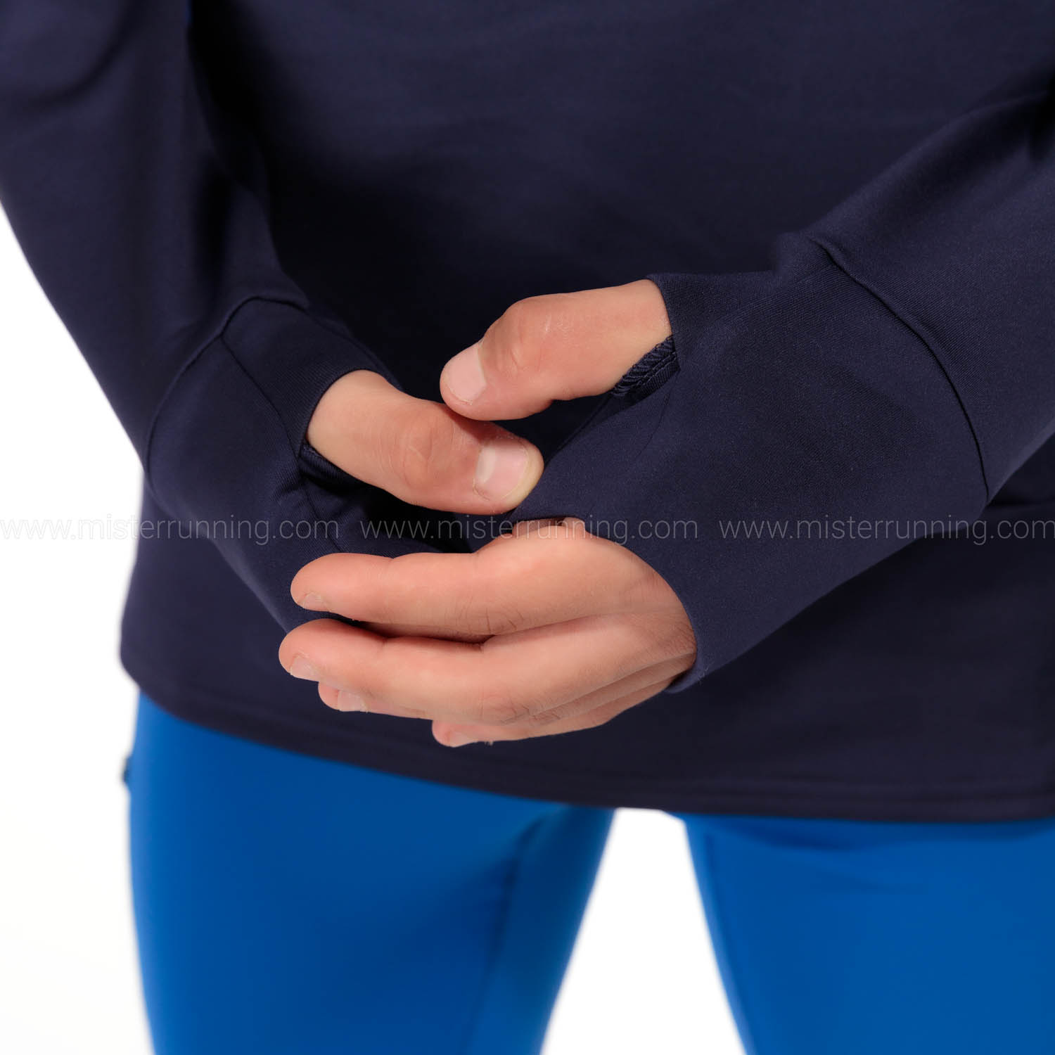 Mizuno Warmalite Maglia Evening Blue/Surf The Web